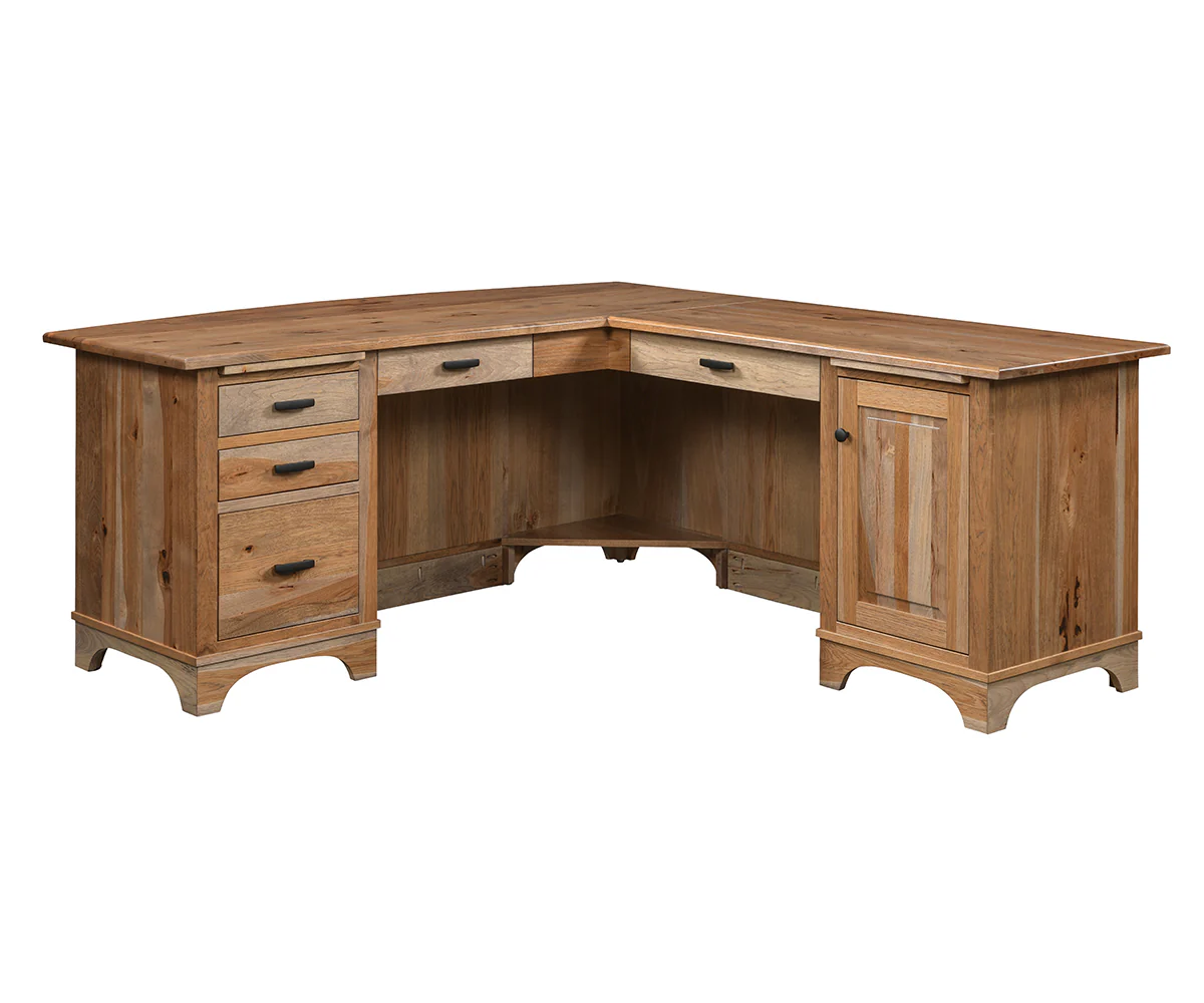 QW Amish Finley L-Corner Desk w/ Lift Return - Image 2