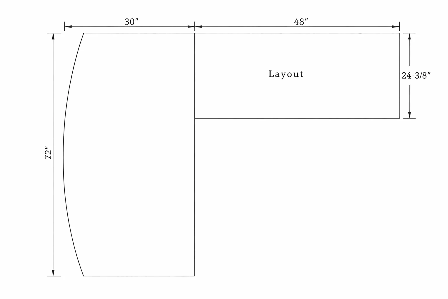 QW Amish Finley L-Corner Desk w/ Lift Return - Image 4