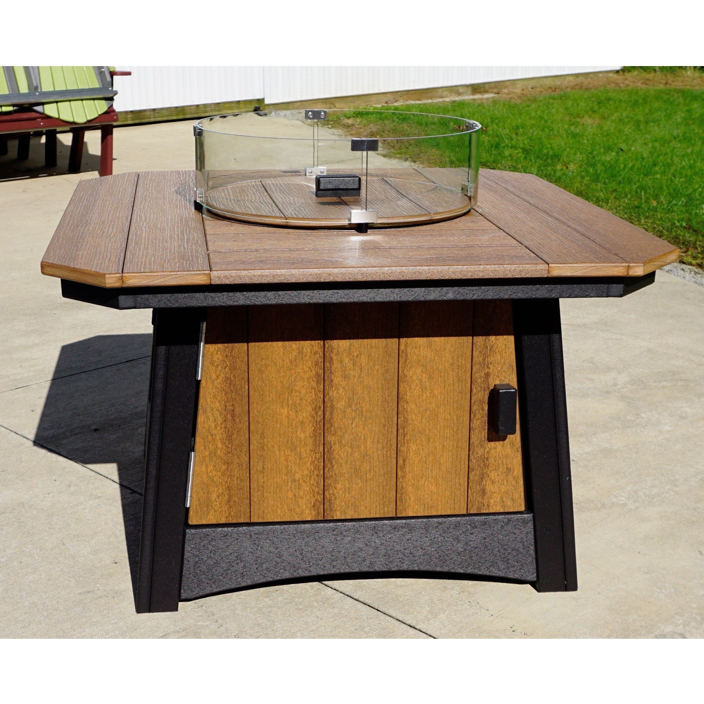 QW Amish Adirondack Firepit - Image 3