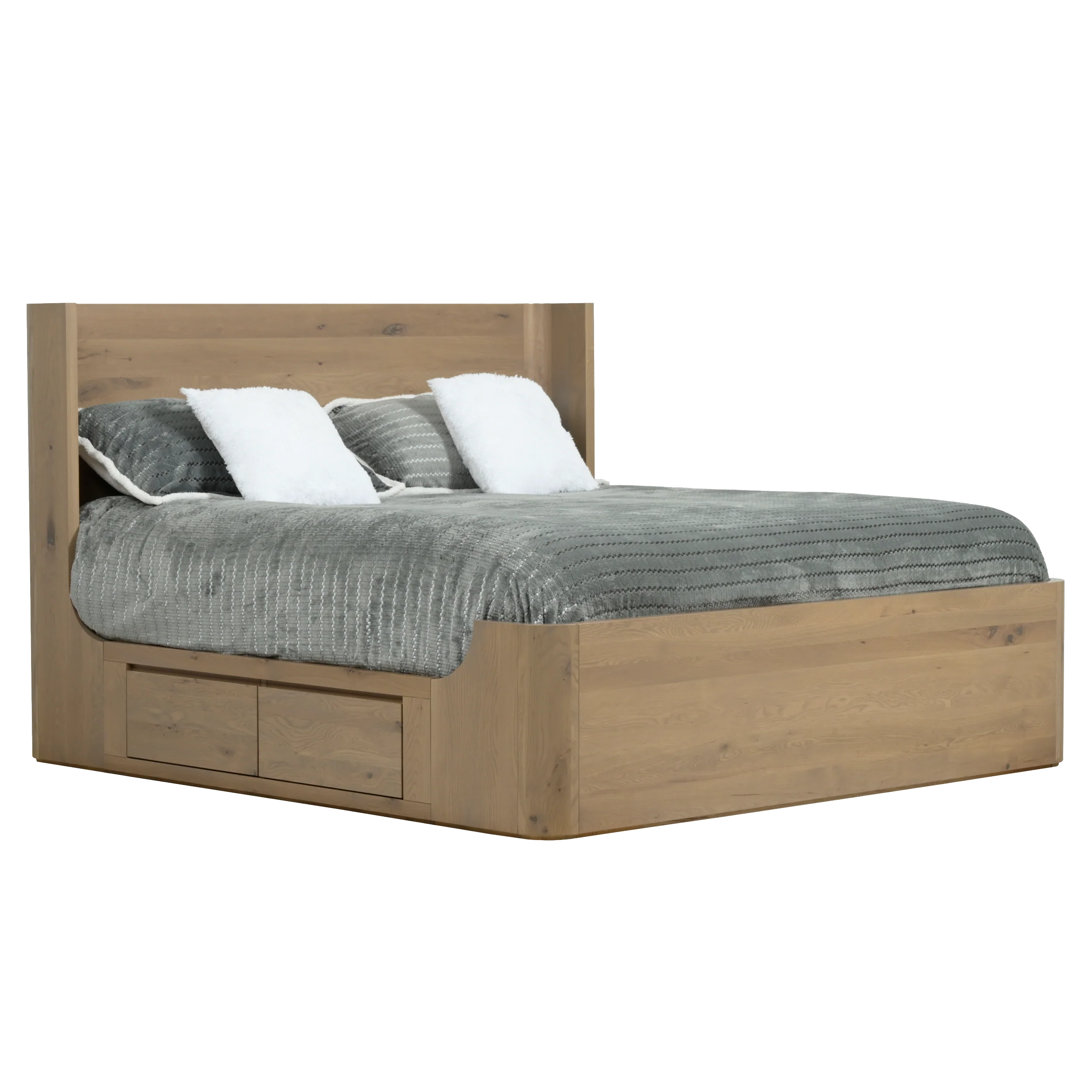 QW Amish Fjord 5pc Set w/ Storage Bed - Image 2