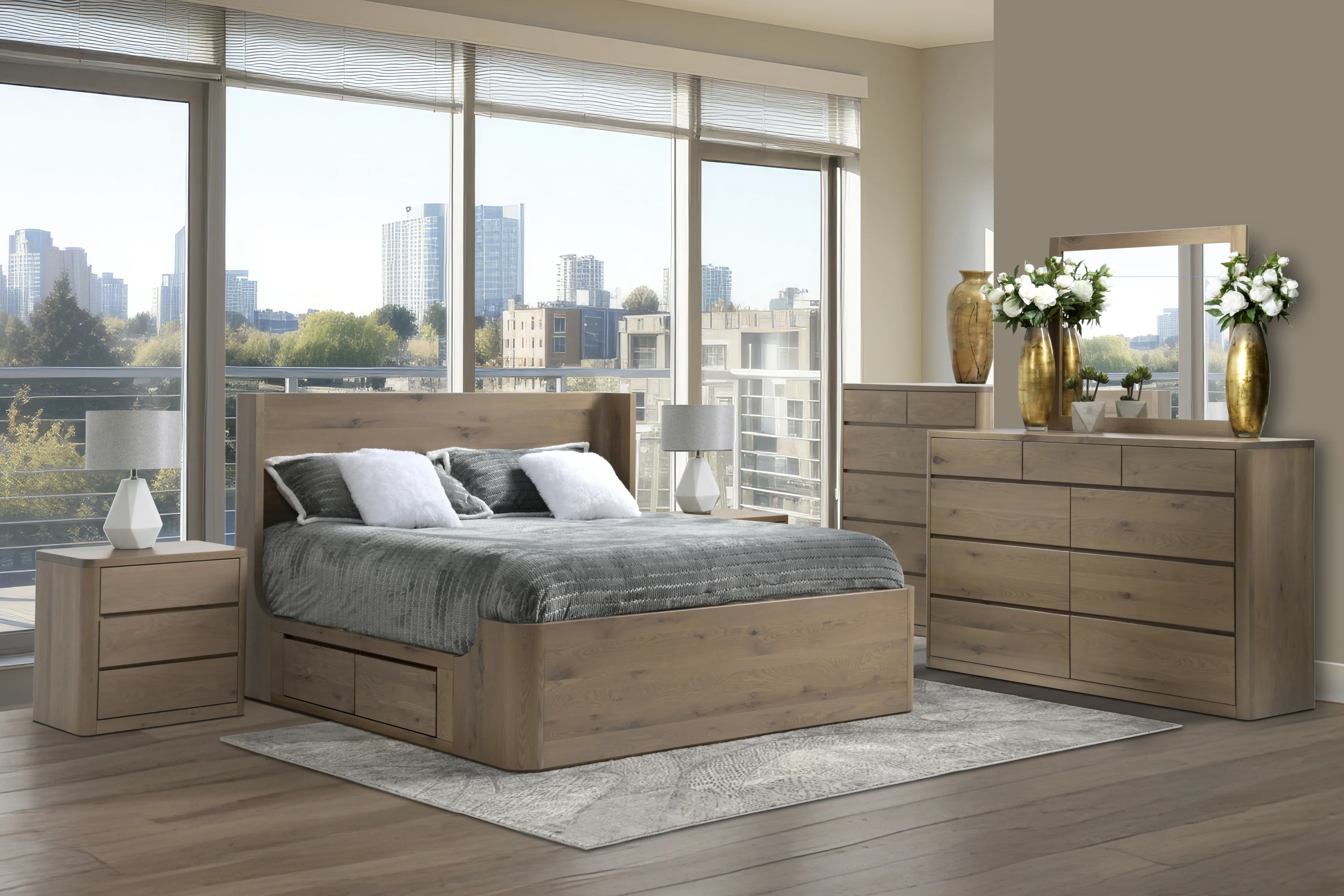 QW Amish Fjord Dresser w/ Optional Mirror - Image 6