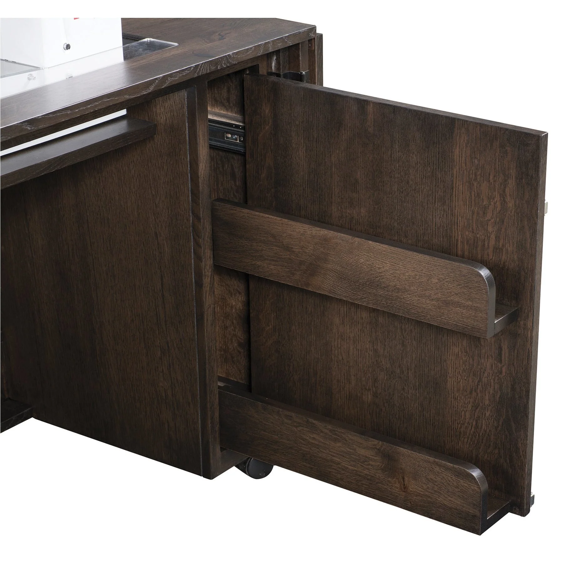 QW Amish Flat Top Embroidery Cabinet - Image 3