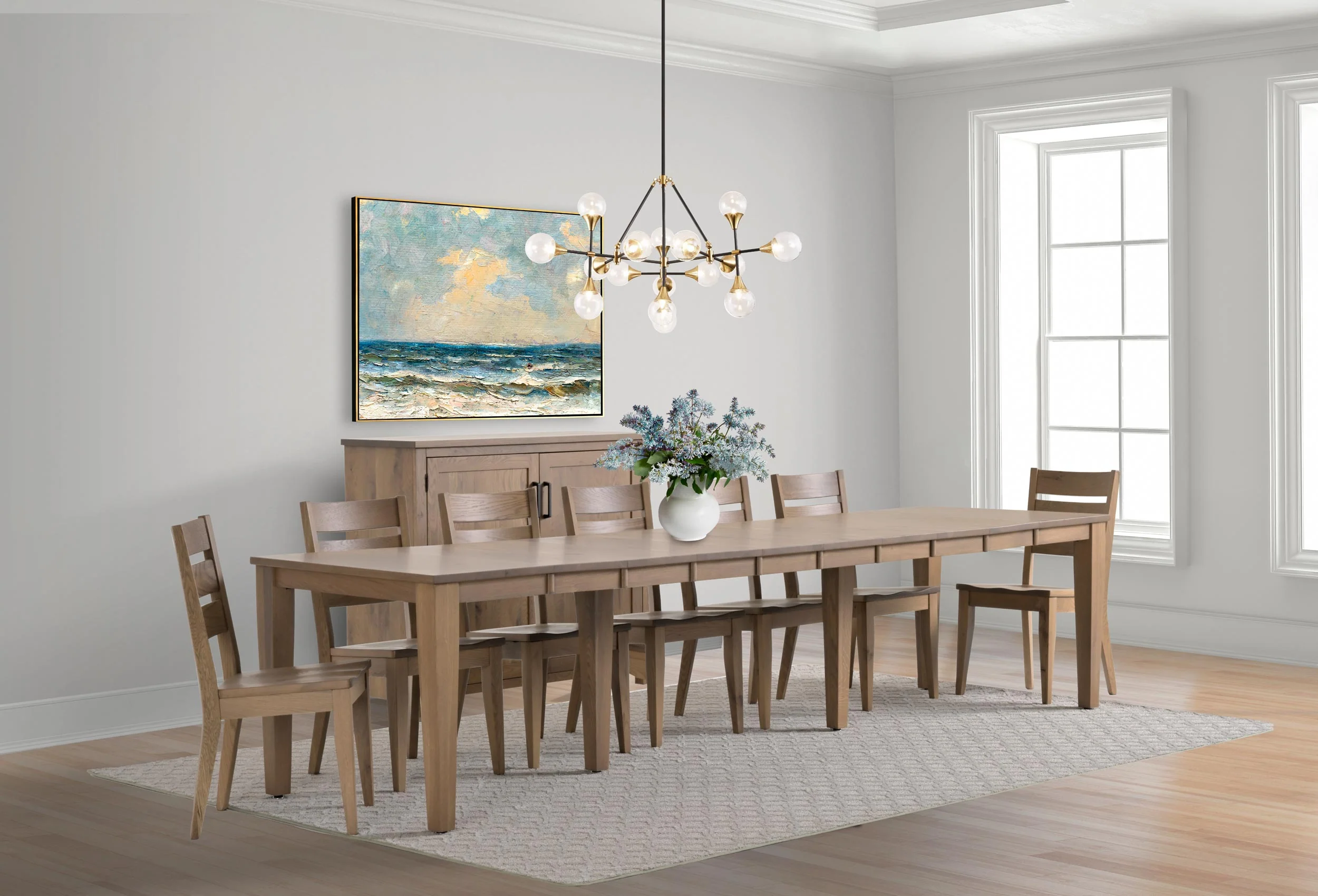 QW Amish Flex 13pc Dining Set - Image 2