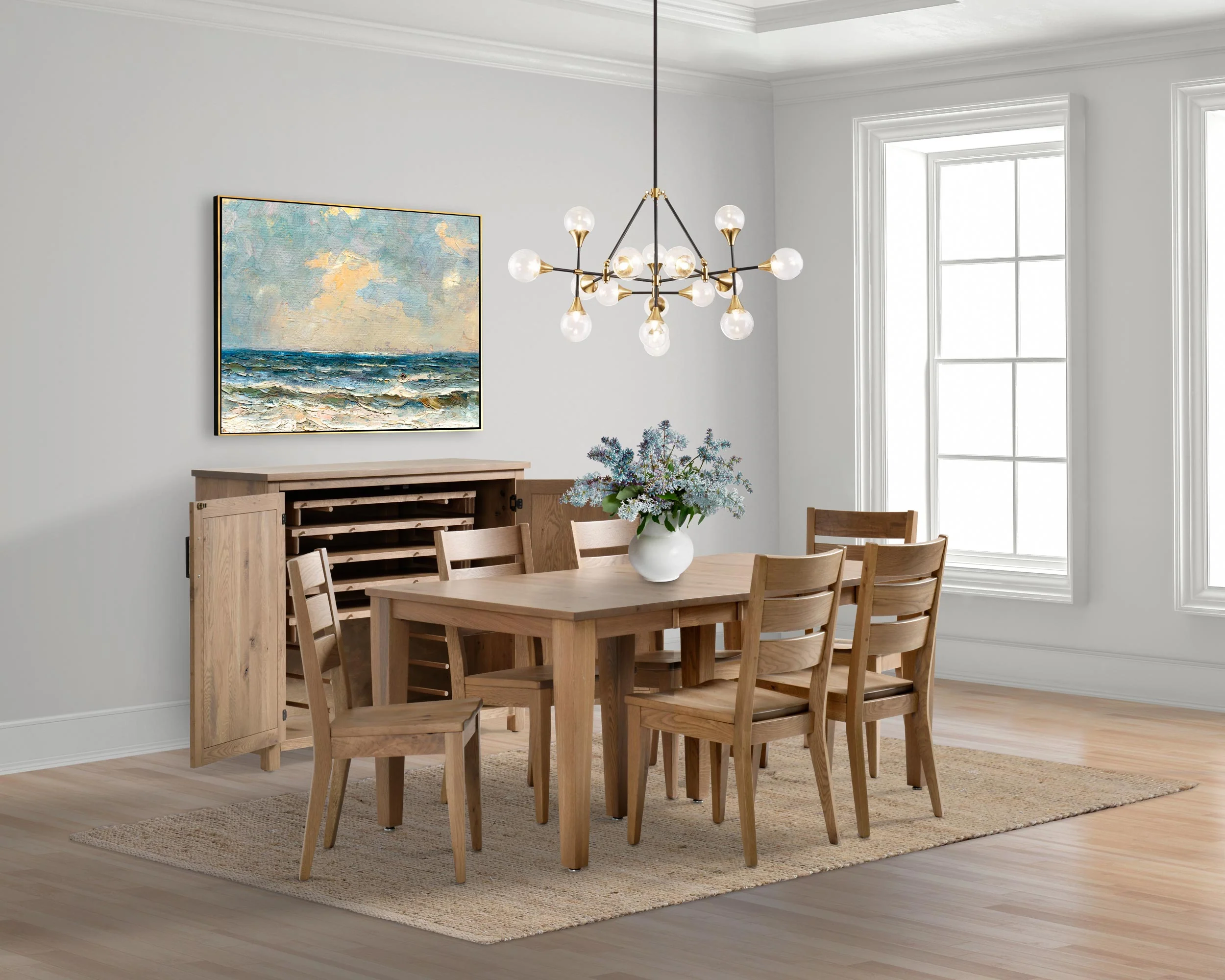 QW Amish Flex Leaf Cabinet - Image 4