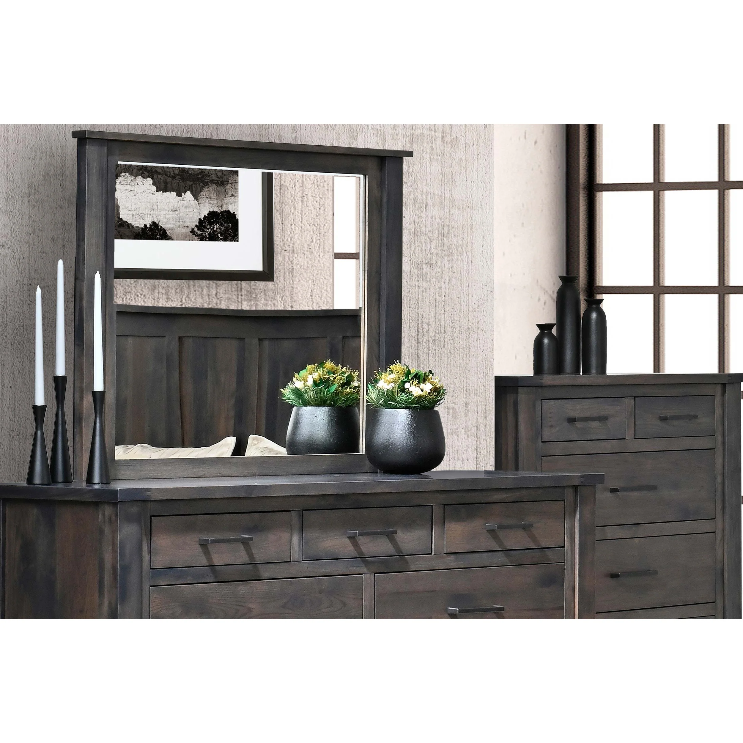QW Amish Franklin Dresser w/ Optional Mirror - Image 3