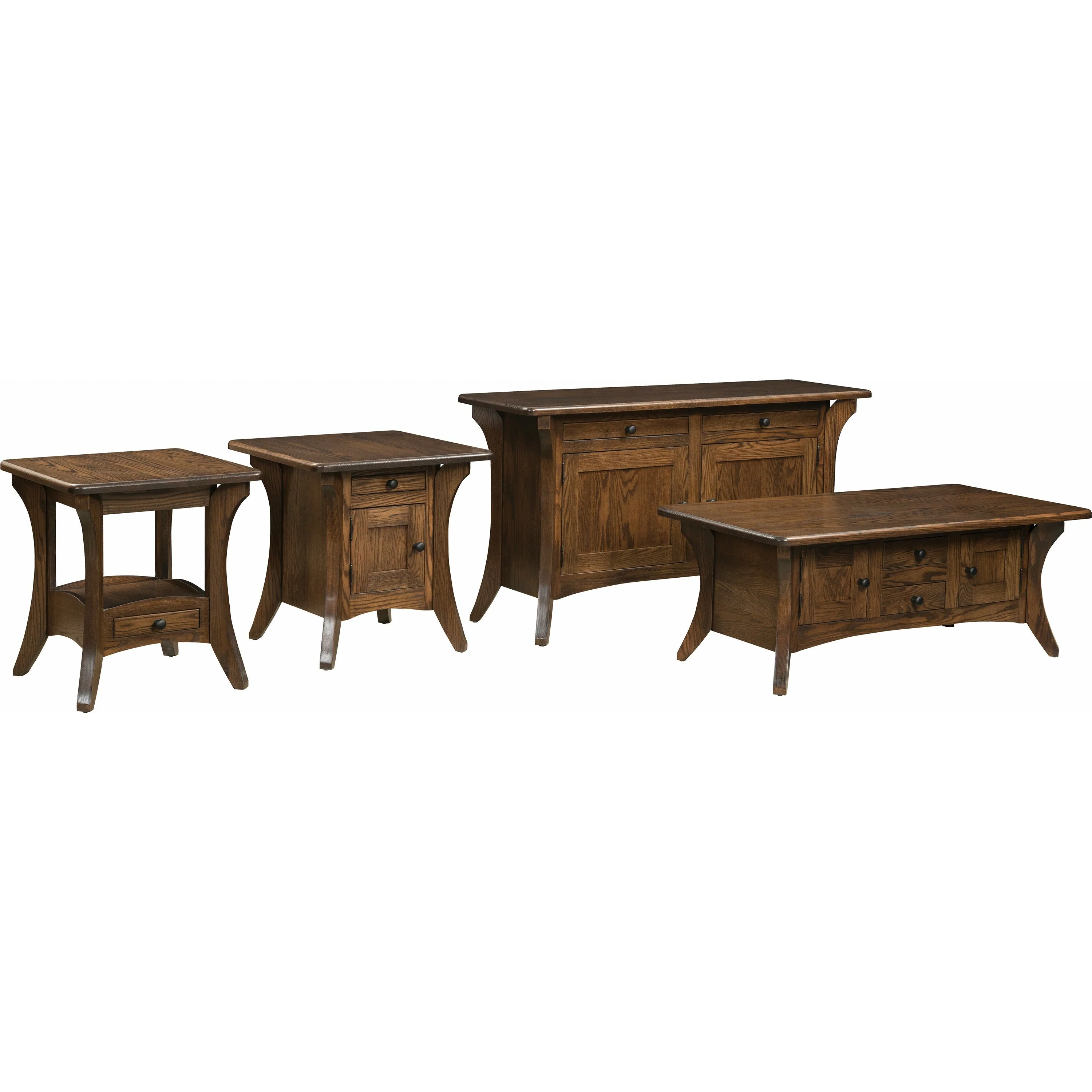 QW Amish Galveston Enclosed Coffee Table - Image 2