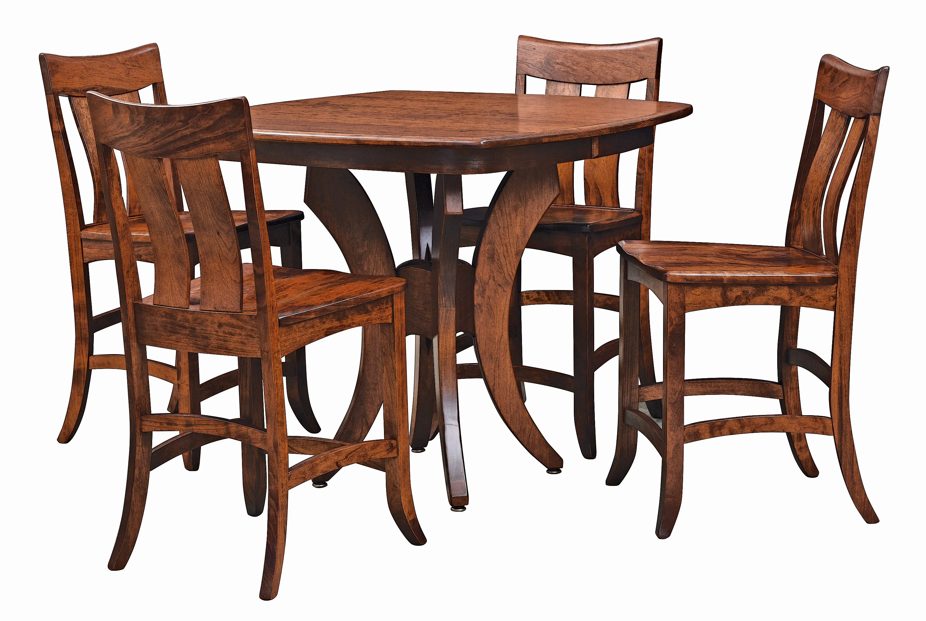 QW Amish Galveston G-2 Back Bar Chair - Image 3