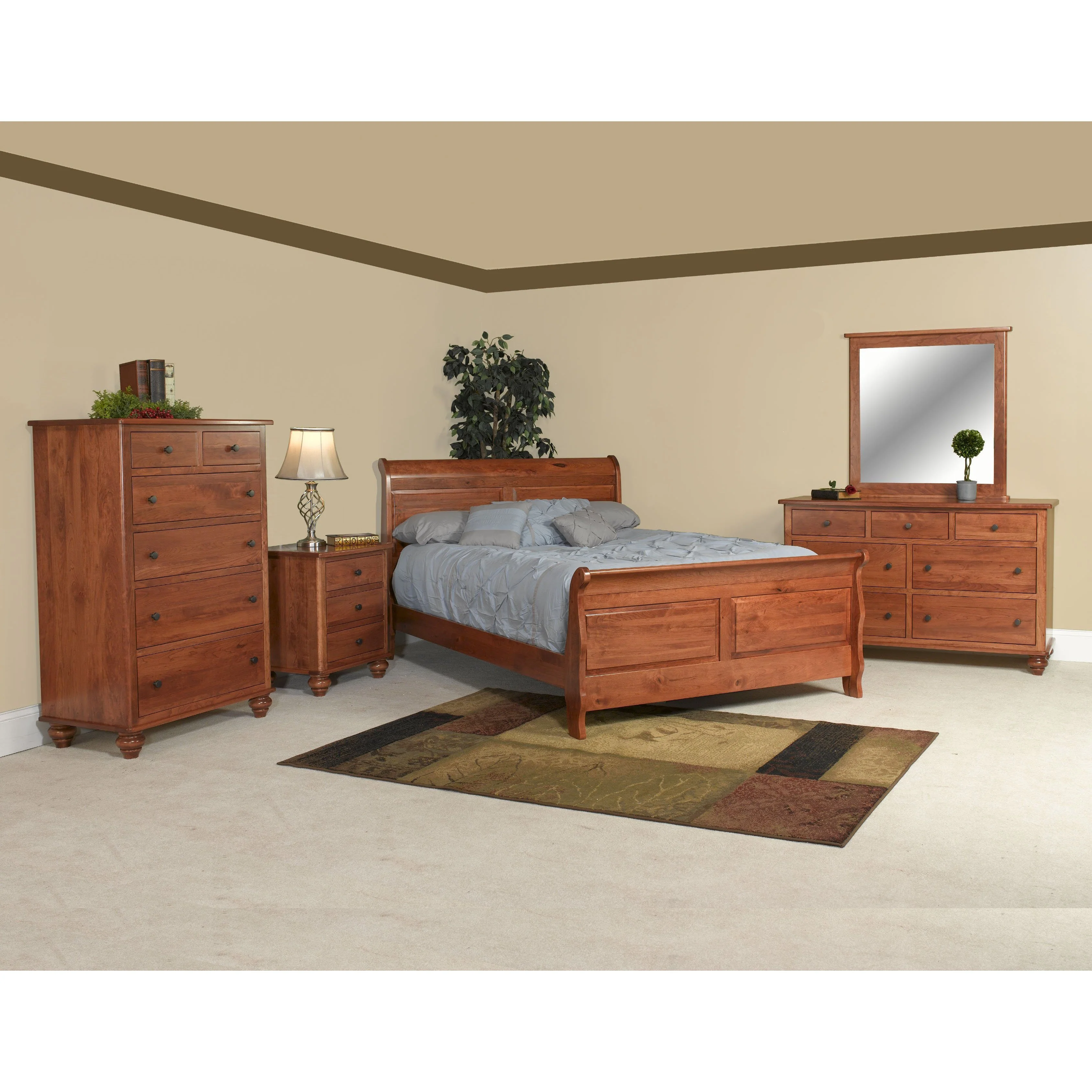 QW Amish Greenville Dresser & Optional Mirror - Image 2