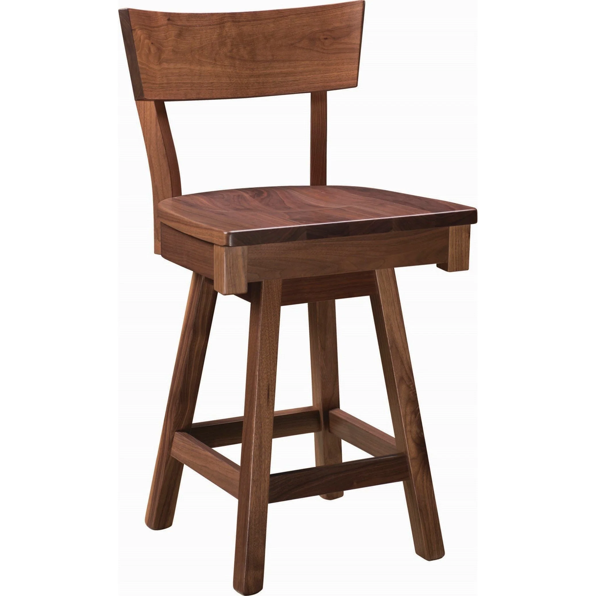 QW Amish Loft Swivel Bar Chair