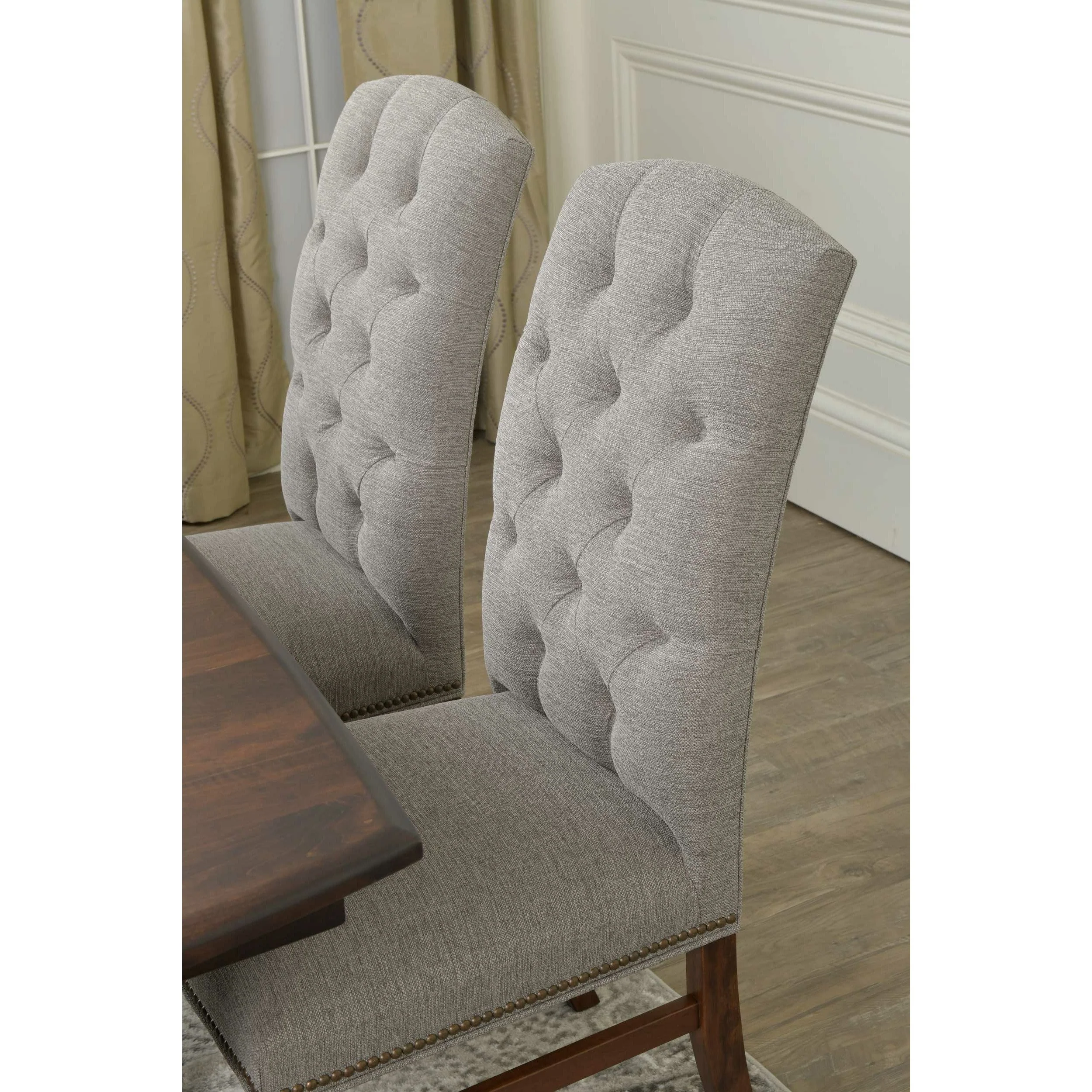 QW Amish Hamilton 7pc Set w/ Upholstered Chairs - Image 4