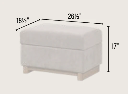 QW Amish Everett Storage Ottoman - Image 4