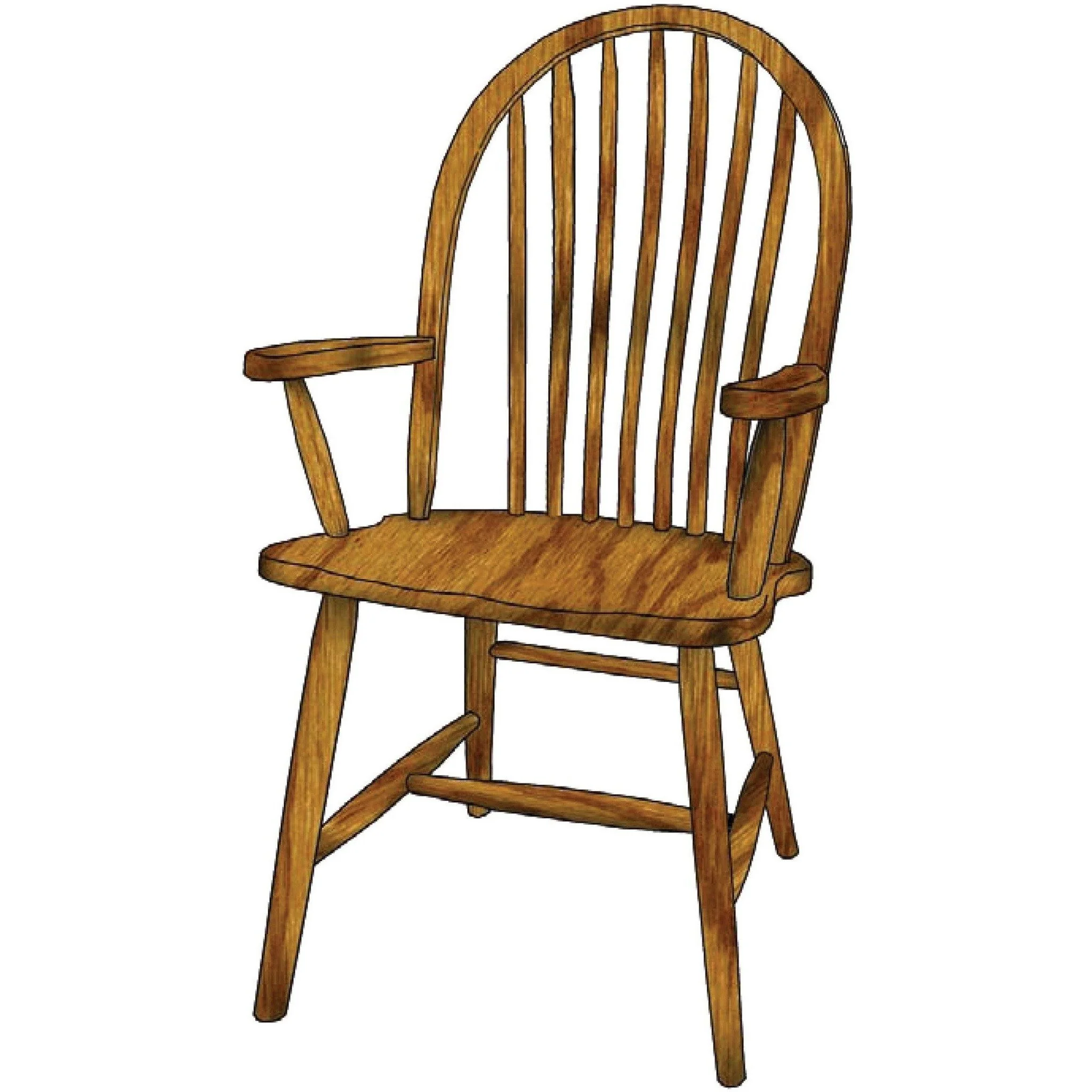 QW Amish Harvest 5pc Dining Set - Image 4