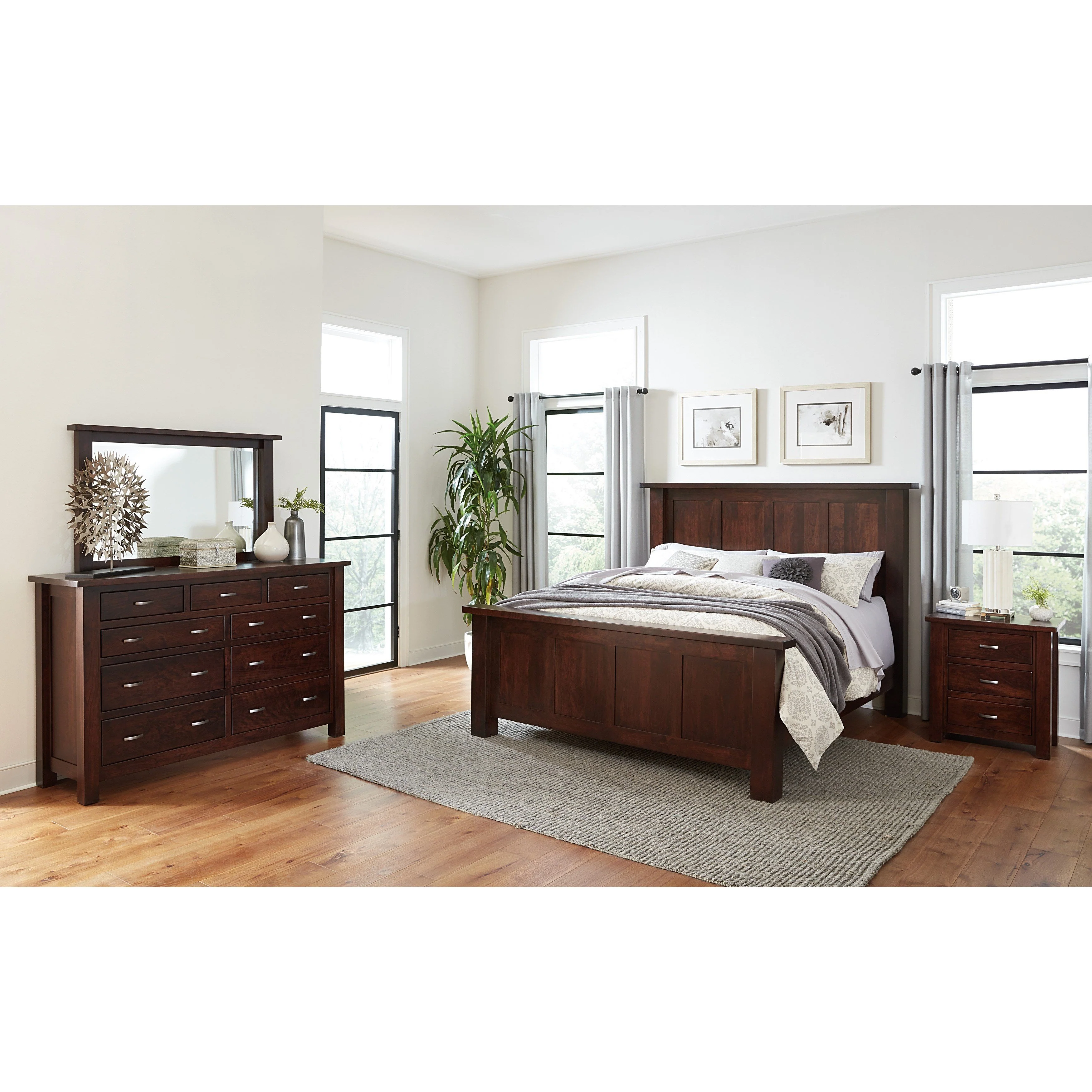 QW Amish Heidi Panel Bed - Image 3