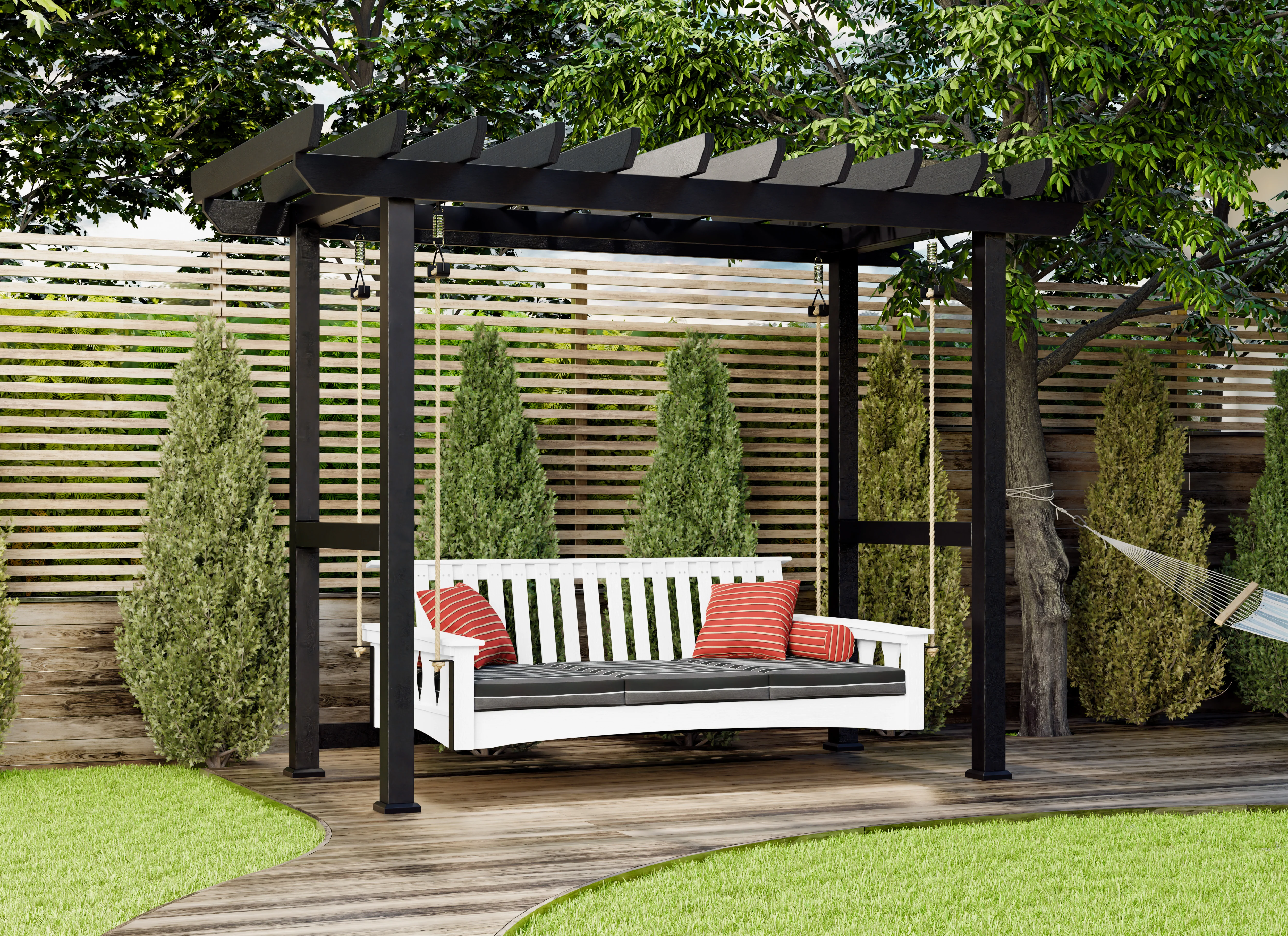 QW Amish Heritage Daybed Swing - Image 4