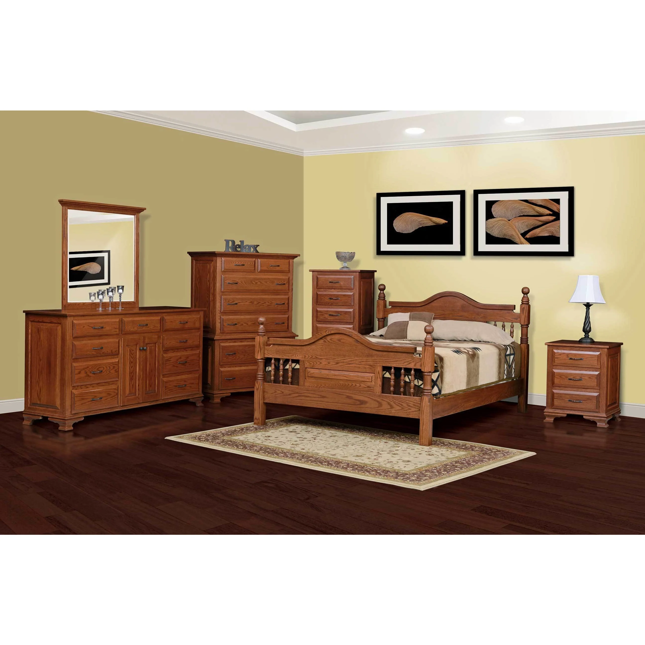 QW Amish Heritage Dresser & Mirror - Image 2