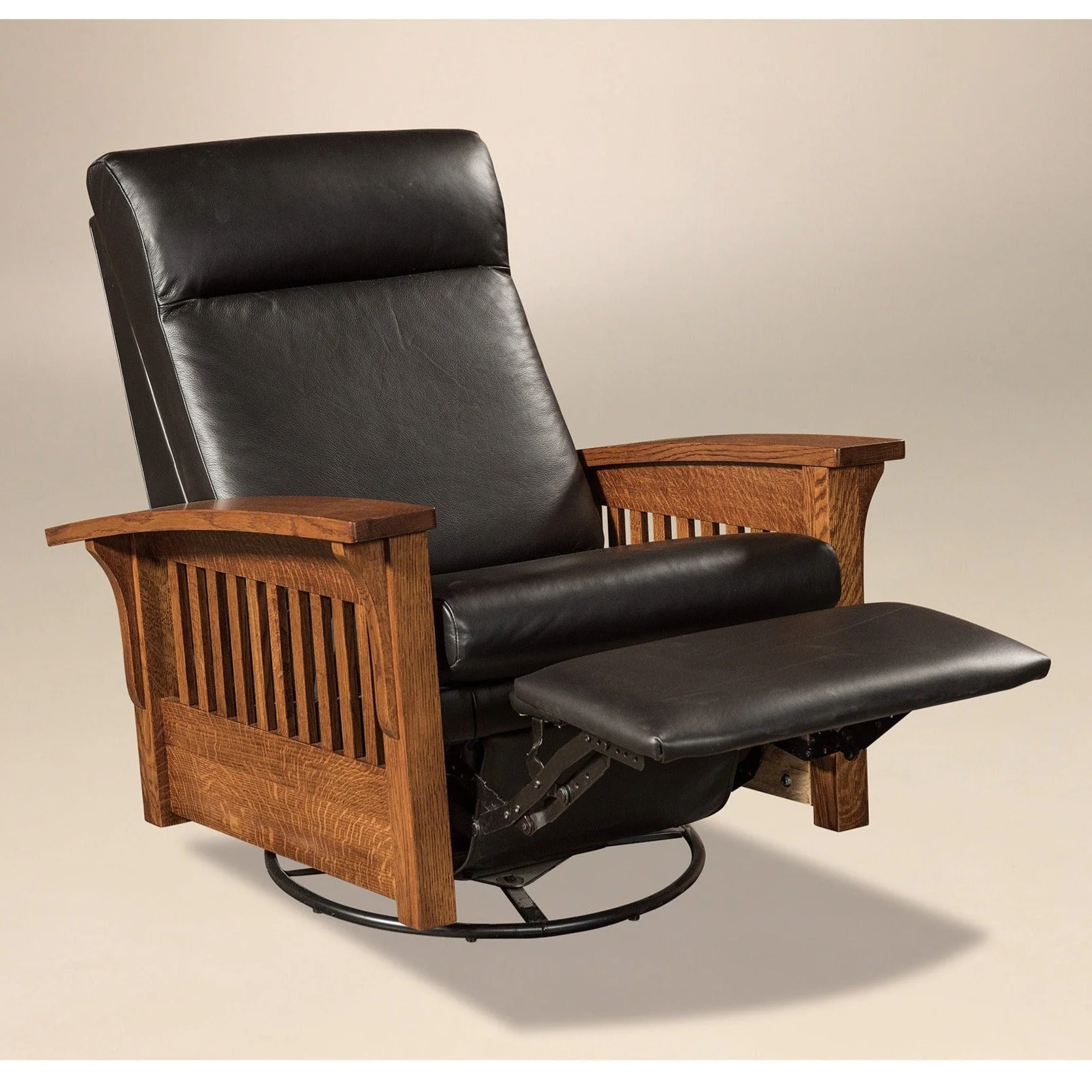 QW Amish Hoosier Swivel Glider Recliner - Image 4