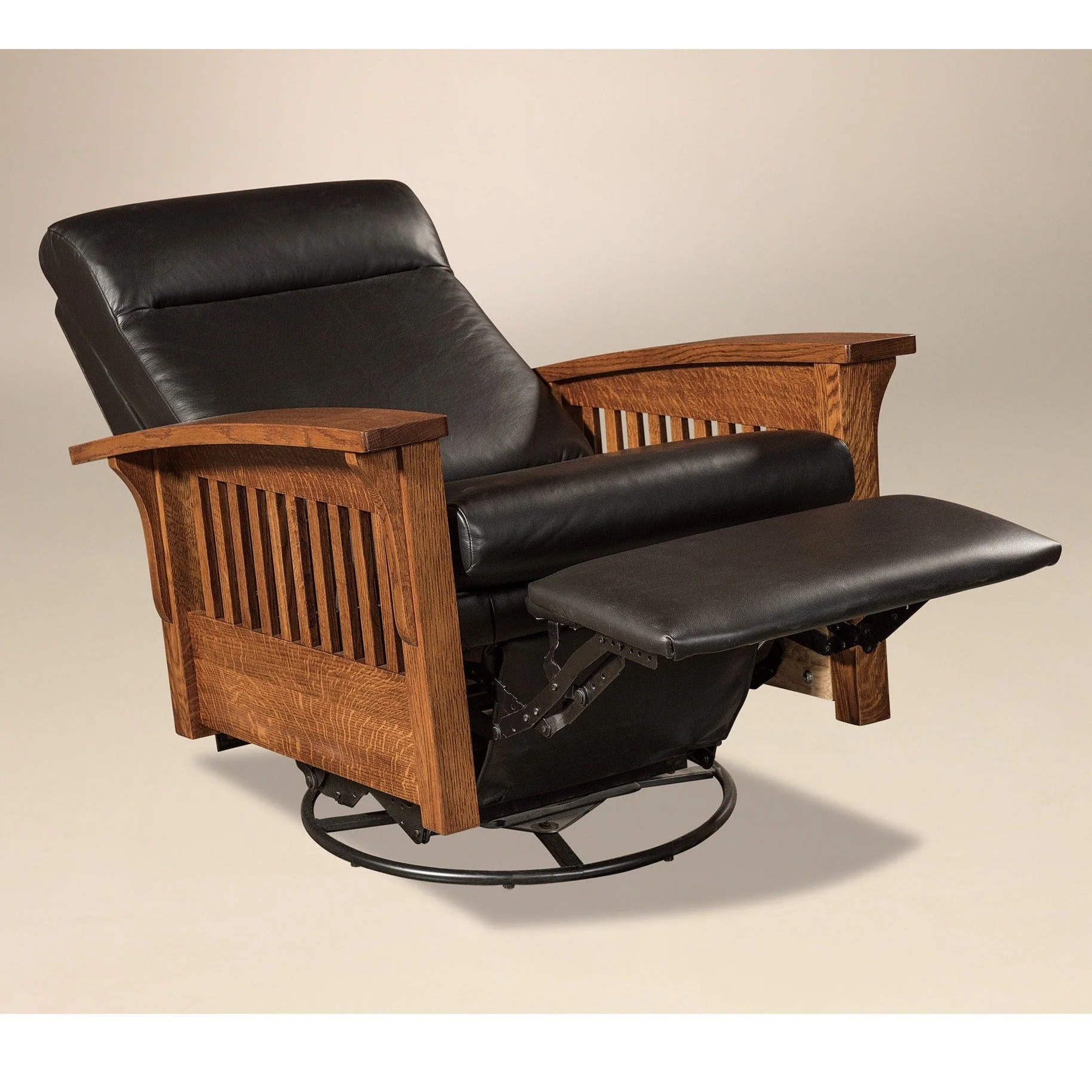 QW Amish Hoosier Swivel Glider Recliner - Image 5