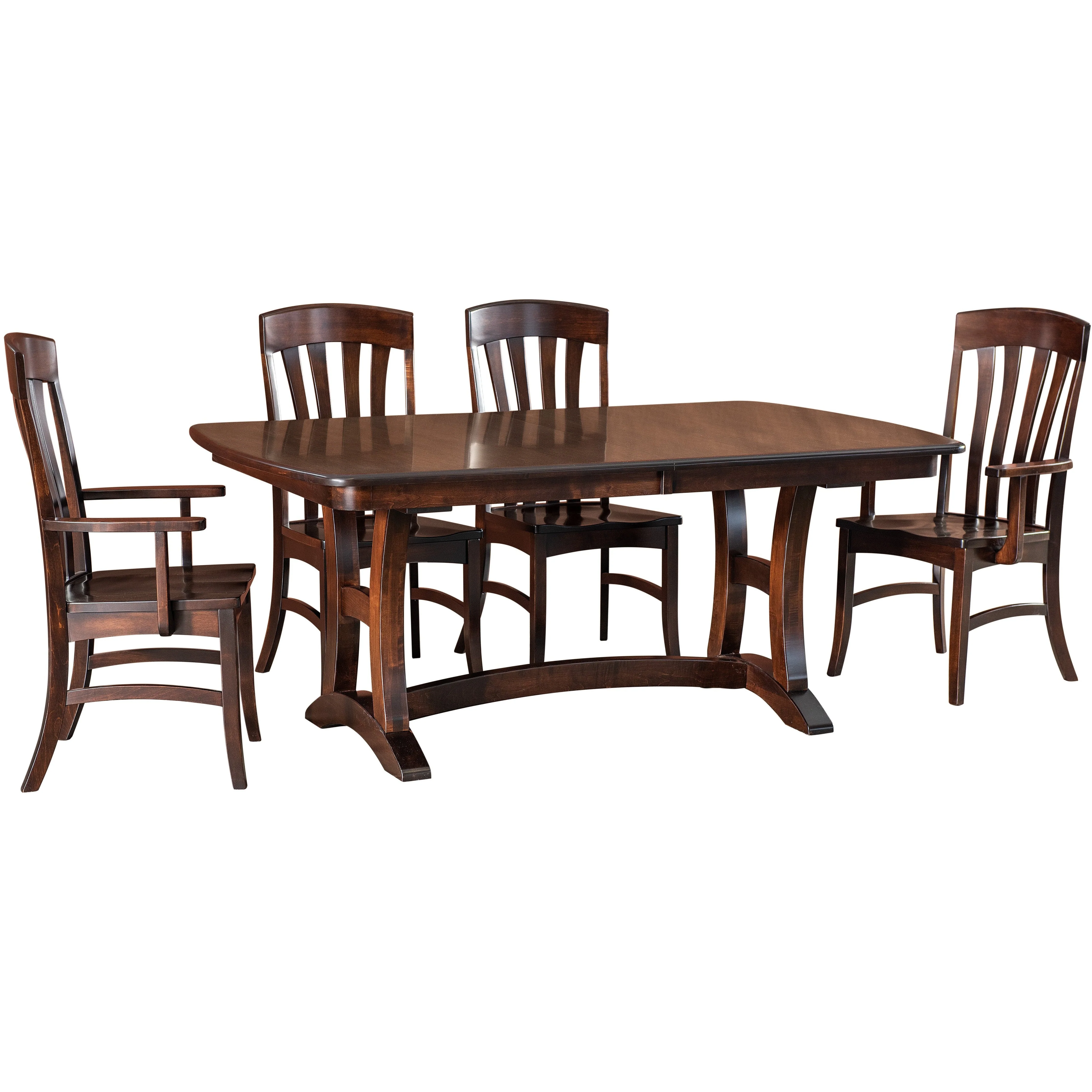 QW Amish Horizon Trestle Table - Image 2