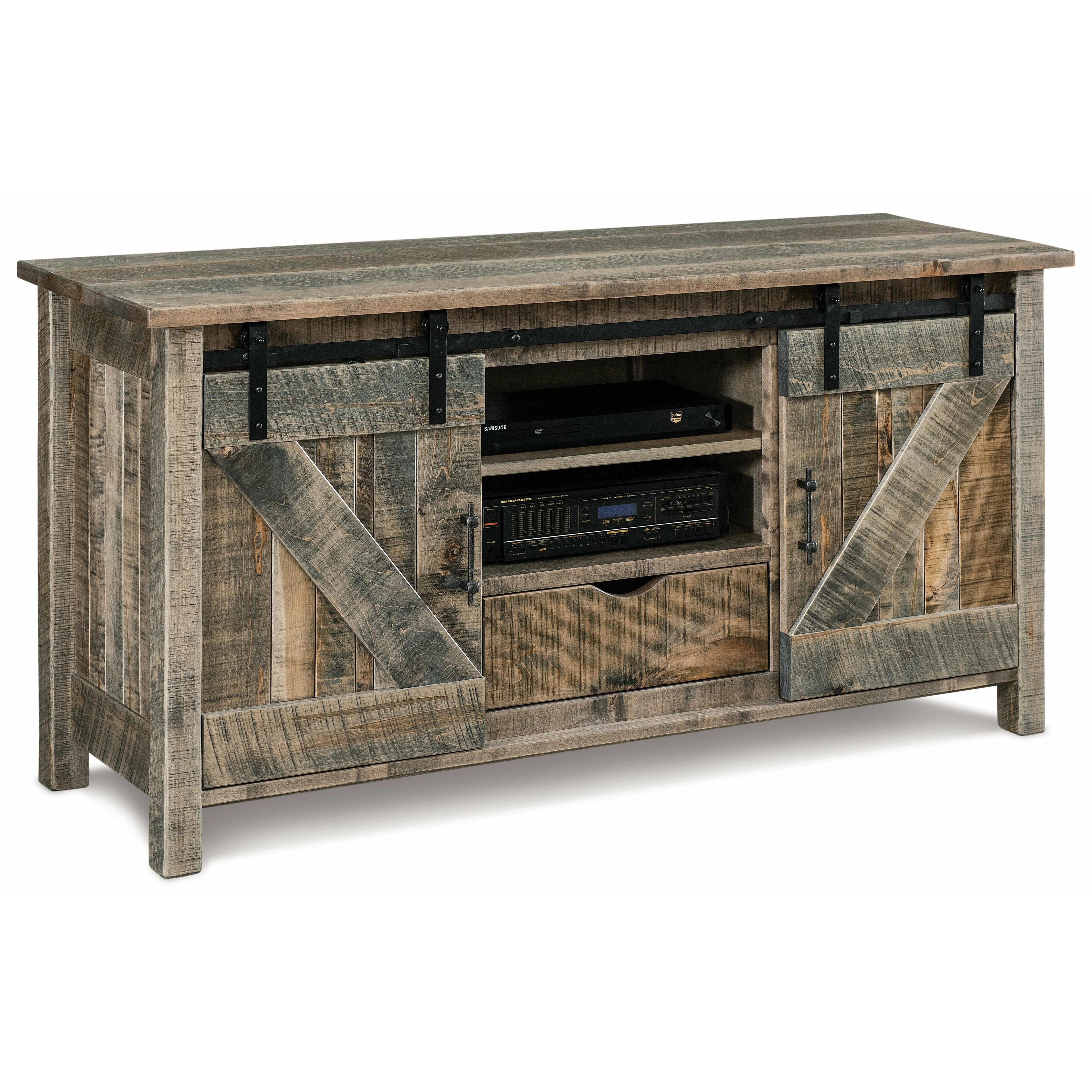 QW Amish Houston 60" Media Console