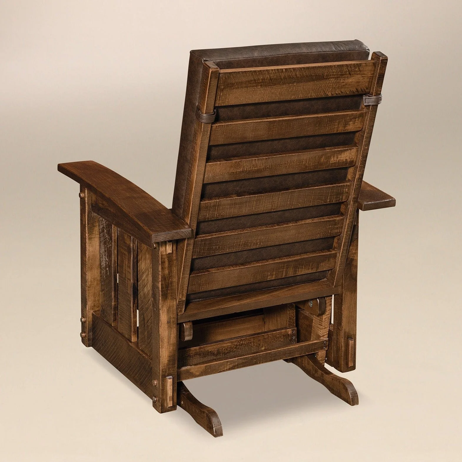 QW Amish Houston Glider and Ottoman - Image 3