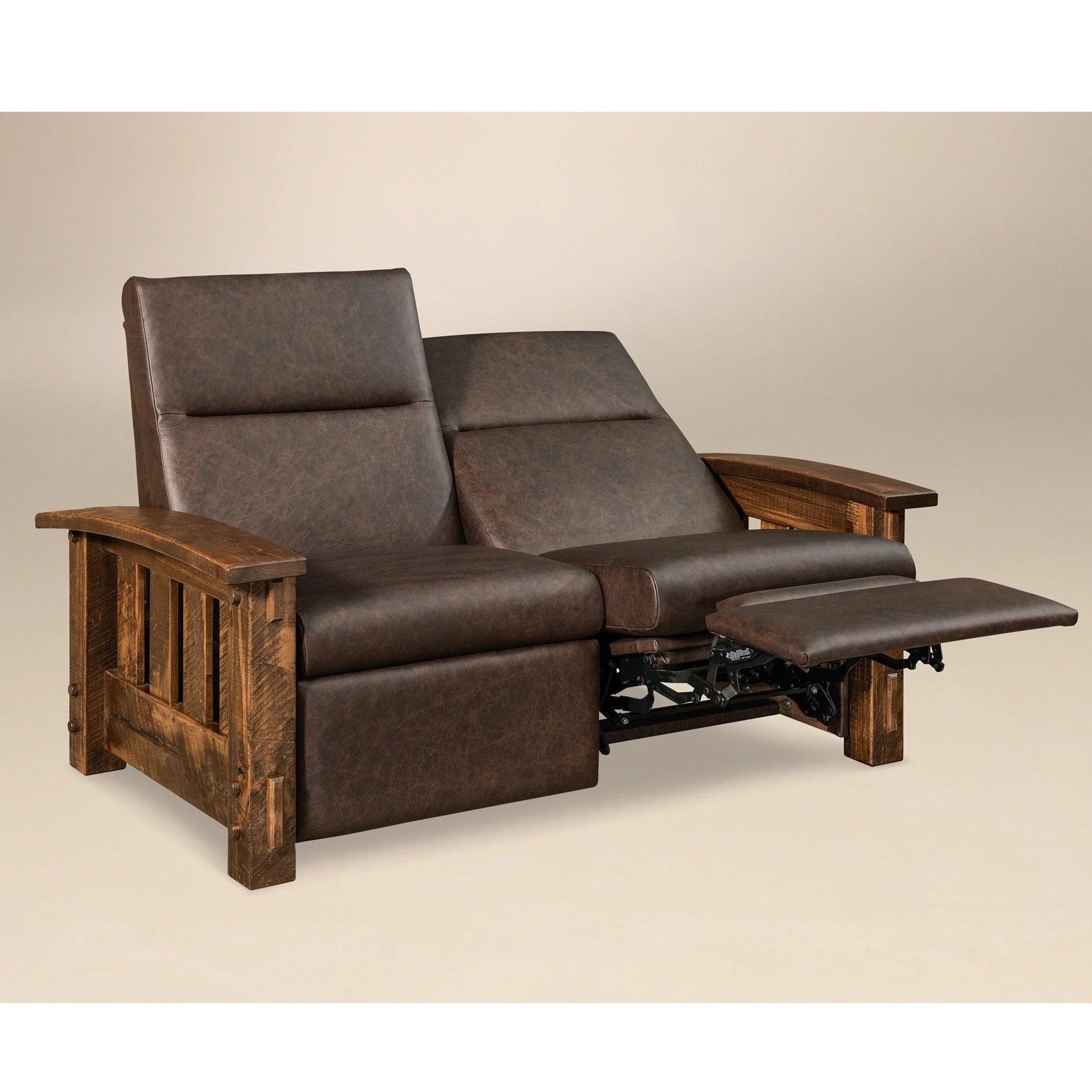 QW Amish Houston Reclining Loveseat - Image 4