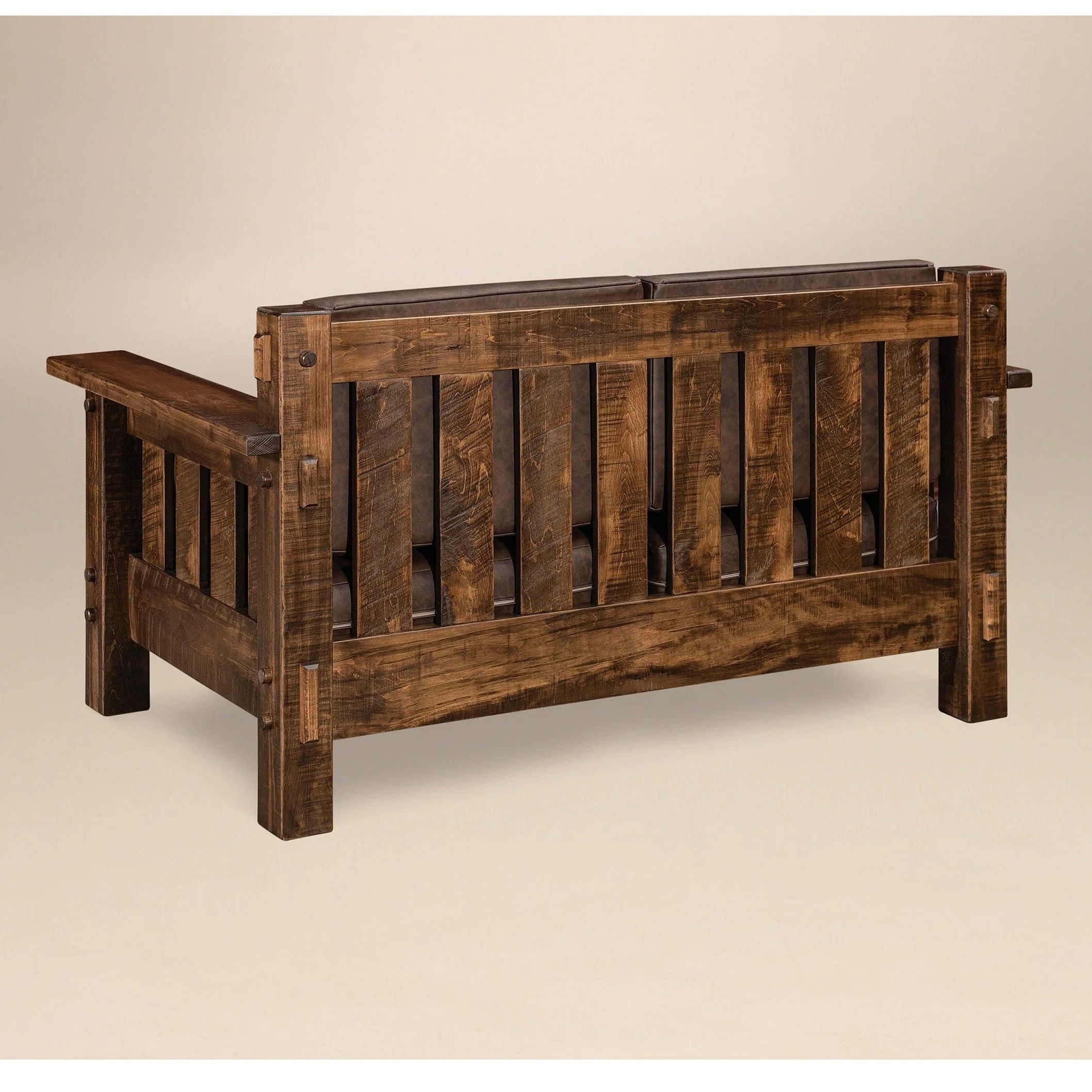 QW Amish Houston Stationary Loveseat - Image 2