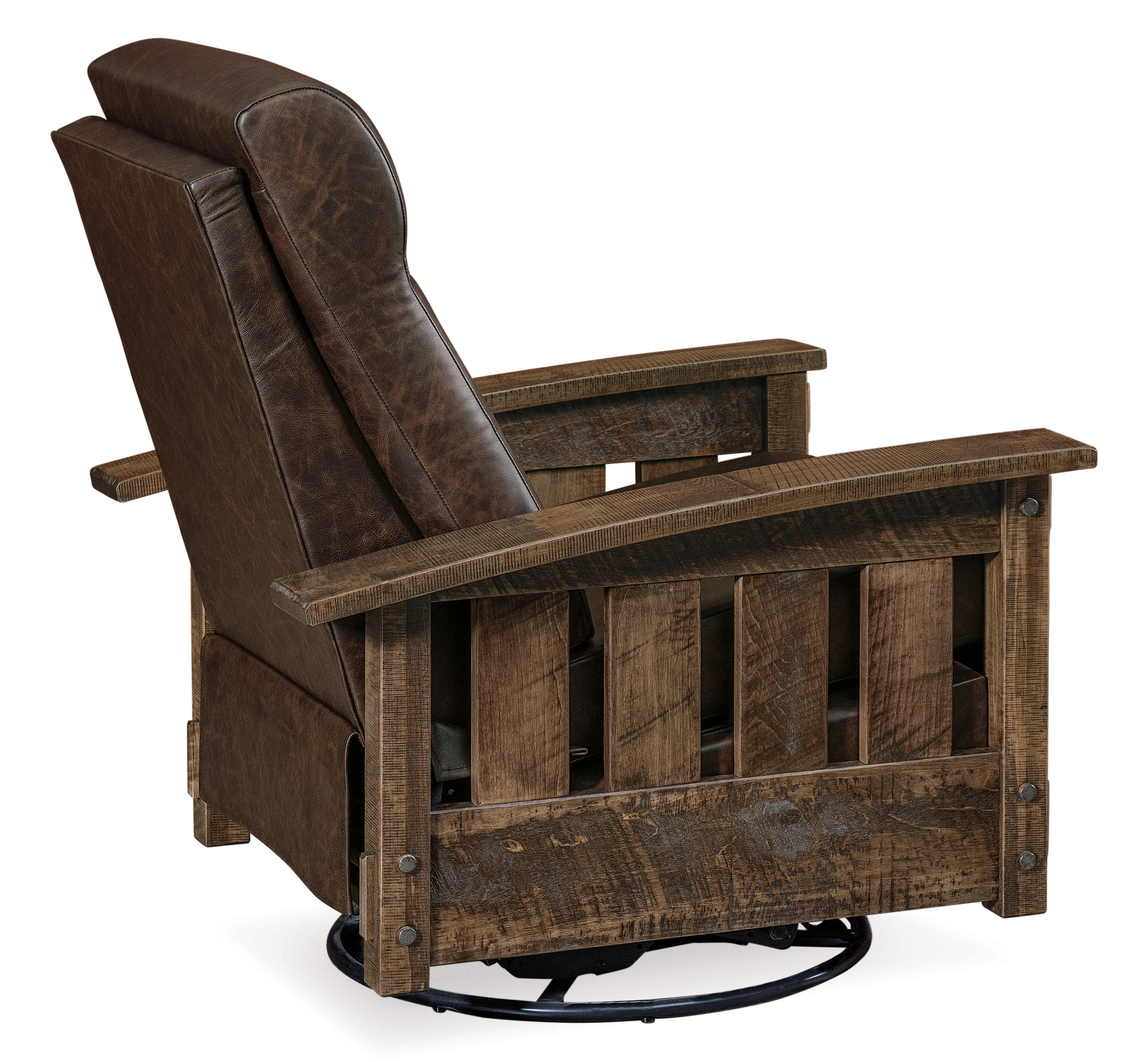 QW Amish Houston Swivel Glider Recliner - Image 2