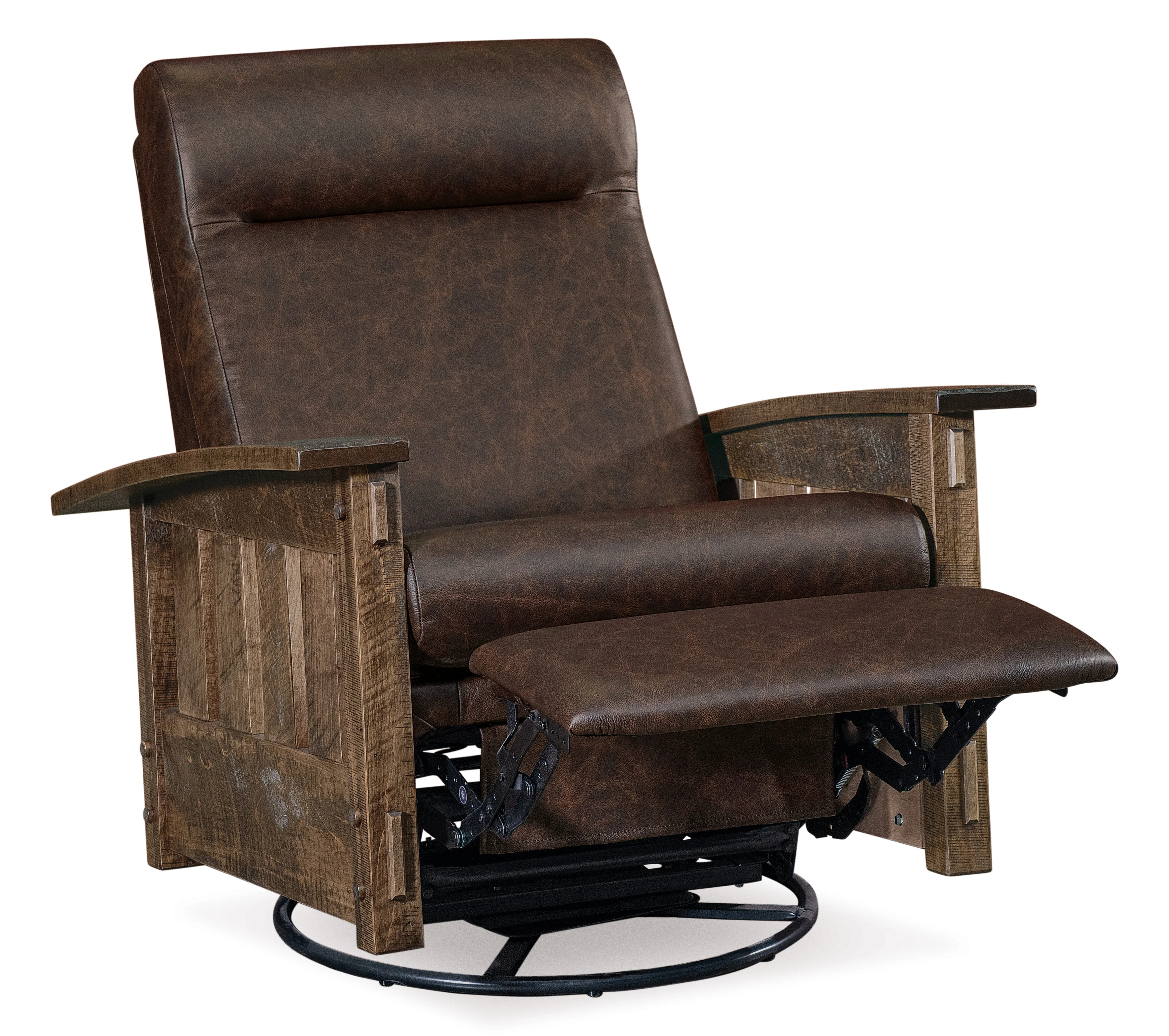 QW Amish Houston Swivel Glider Recliner - Image 3