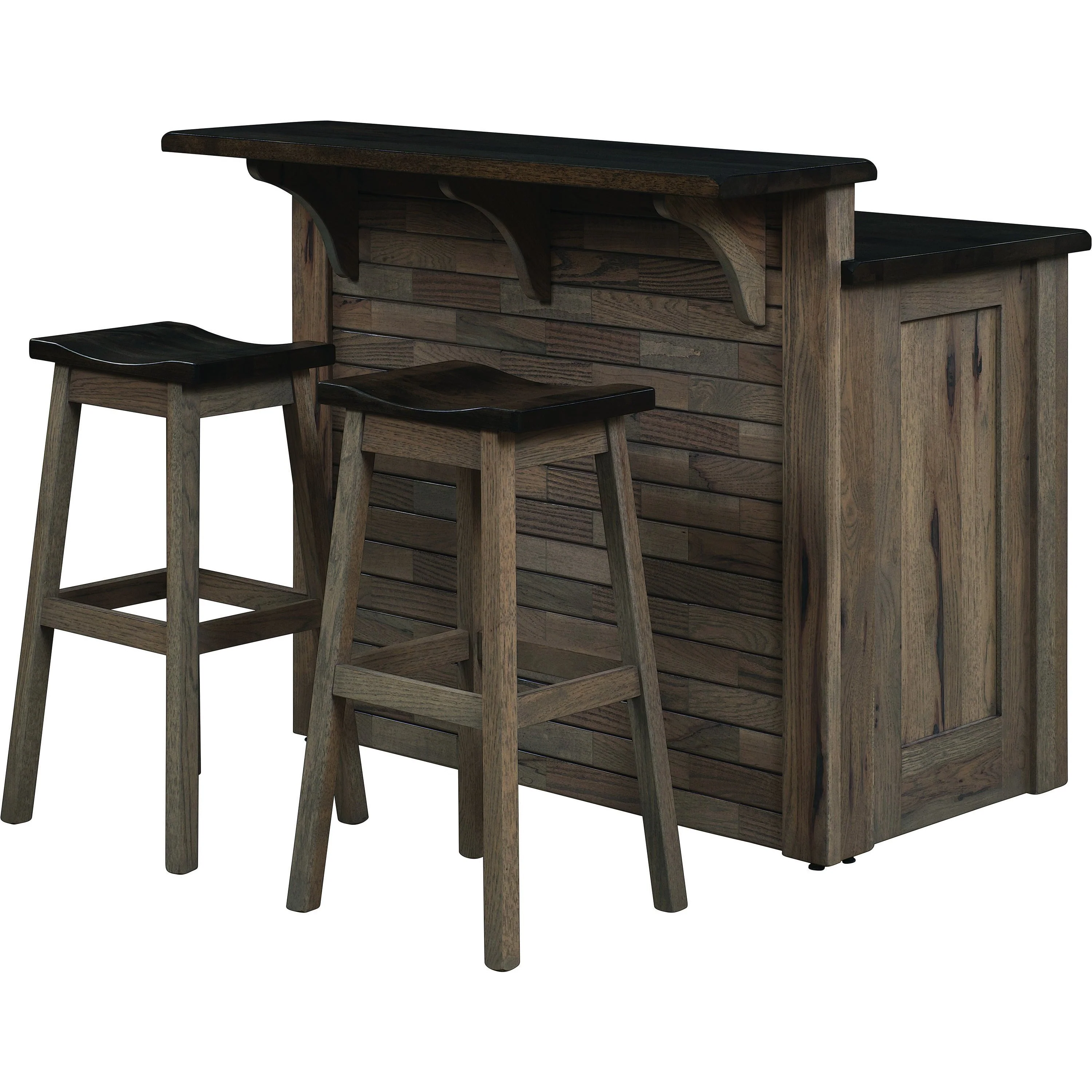 QW Amish Hudson Saddle Stool - Image 2
