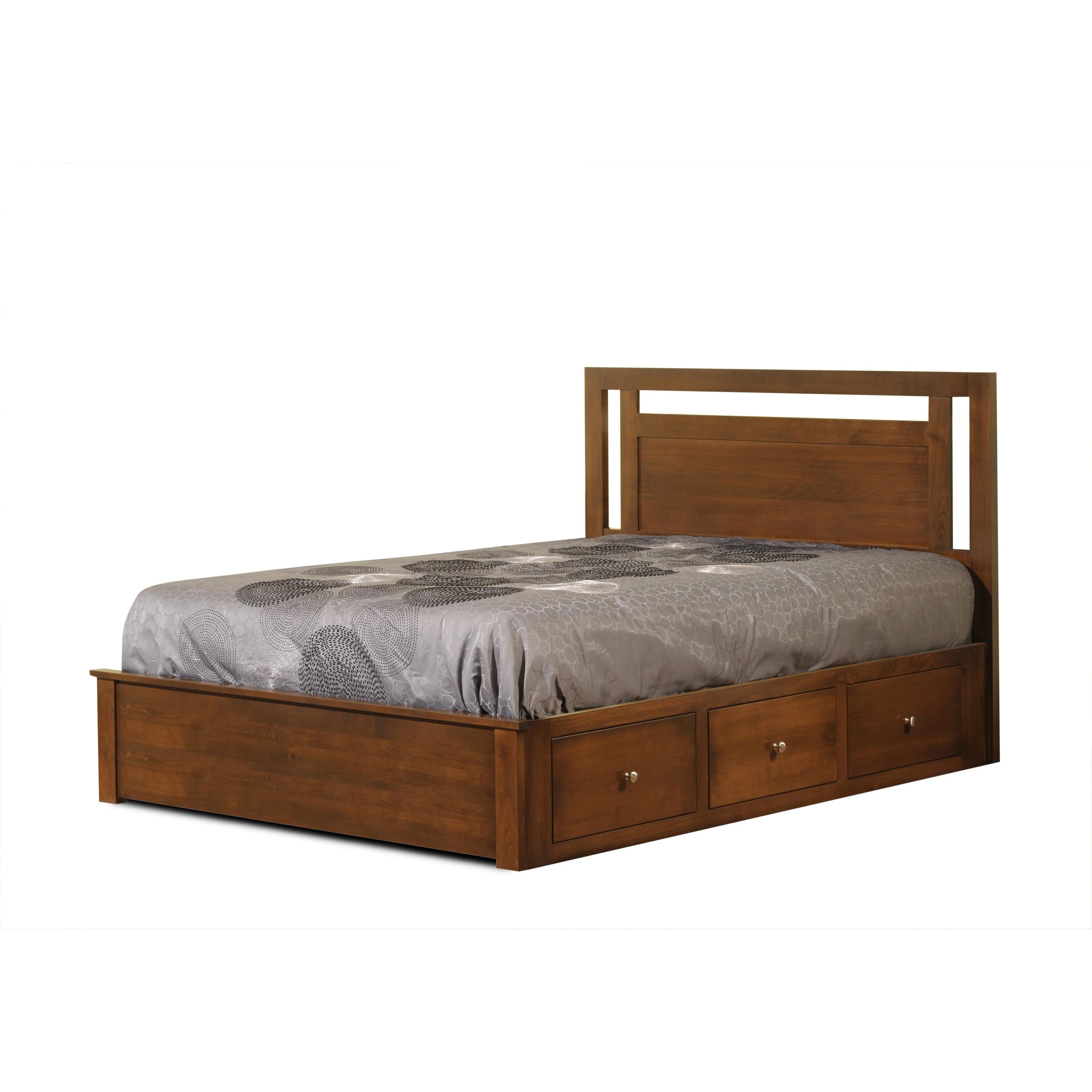 QW Amish Iseki 6 Drawer Storage Bed