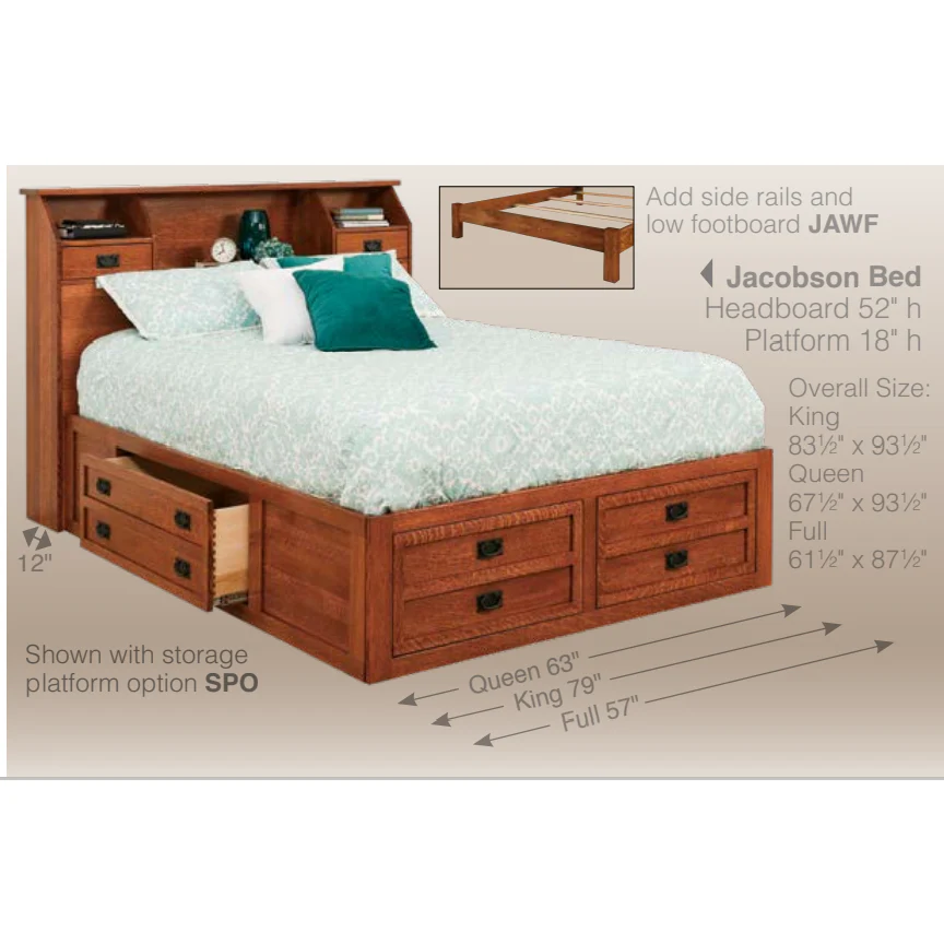 QW Amish Jacobson Storage Bed - Image 3