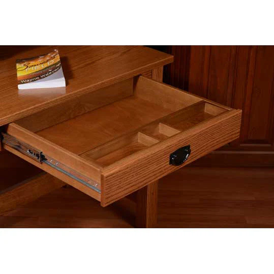 QW Amish JD Mission 36" Writing Desk w/ Optional Hutch - Image 3