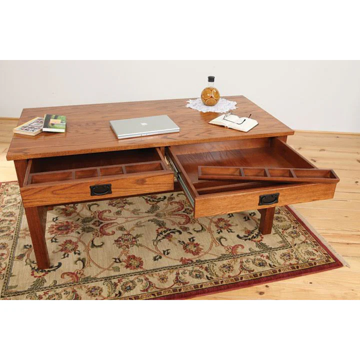 QW Amish JD Mission 62" Writing Desk - Image 2