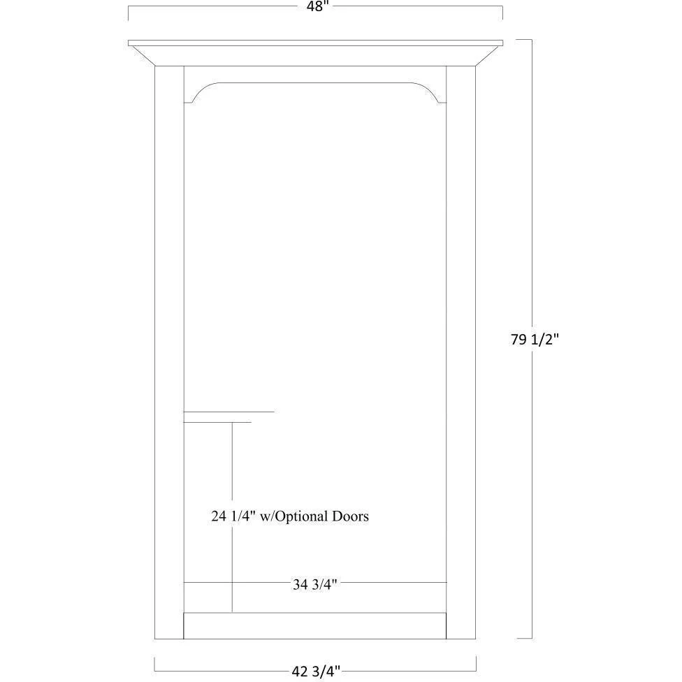 QW Amish Jefferson Bookcase - Image 3