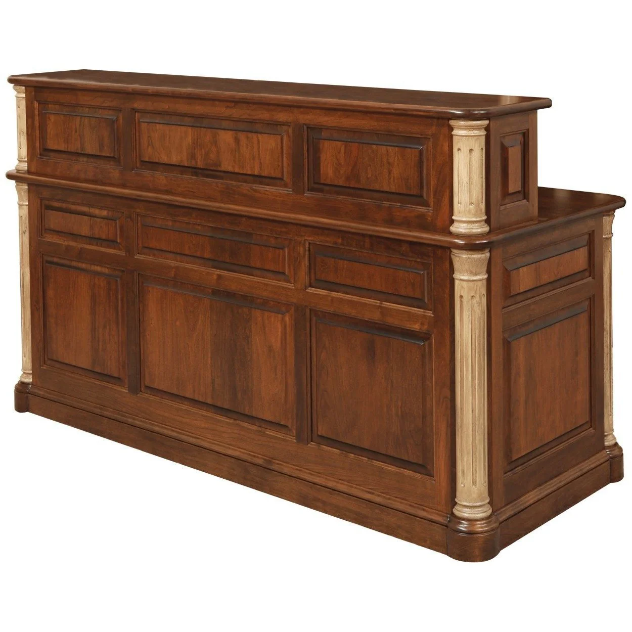 QW Amish Jefferson Executive Desk with Privacy Cubby - Image 2