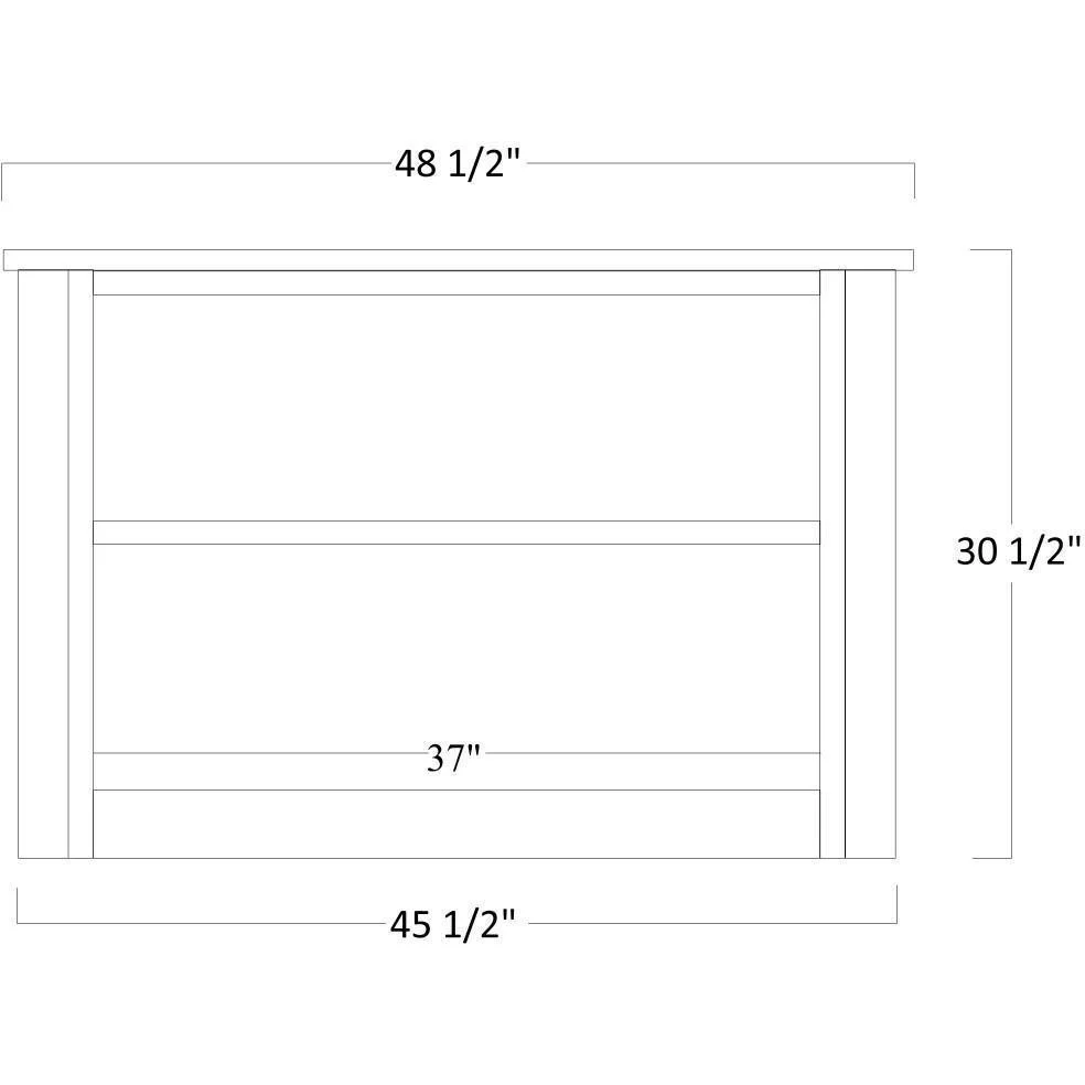 QW Amish Jefferson Lateral File & Bookshelf - Image 5