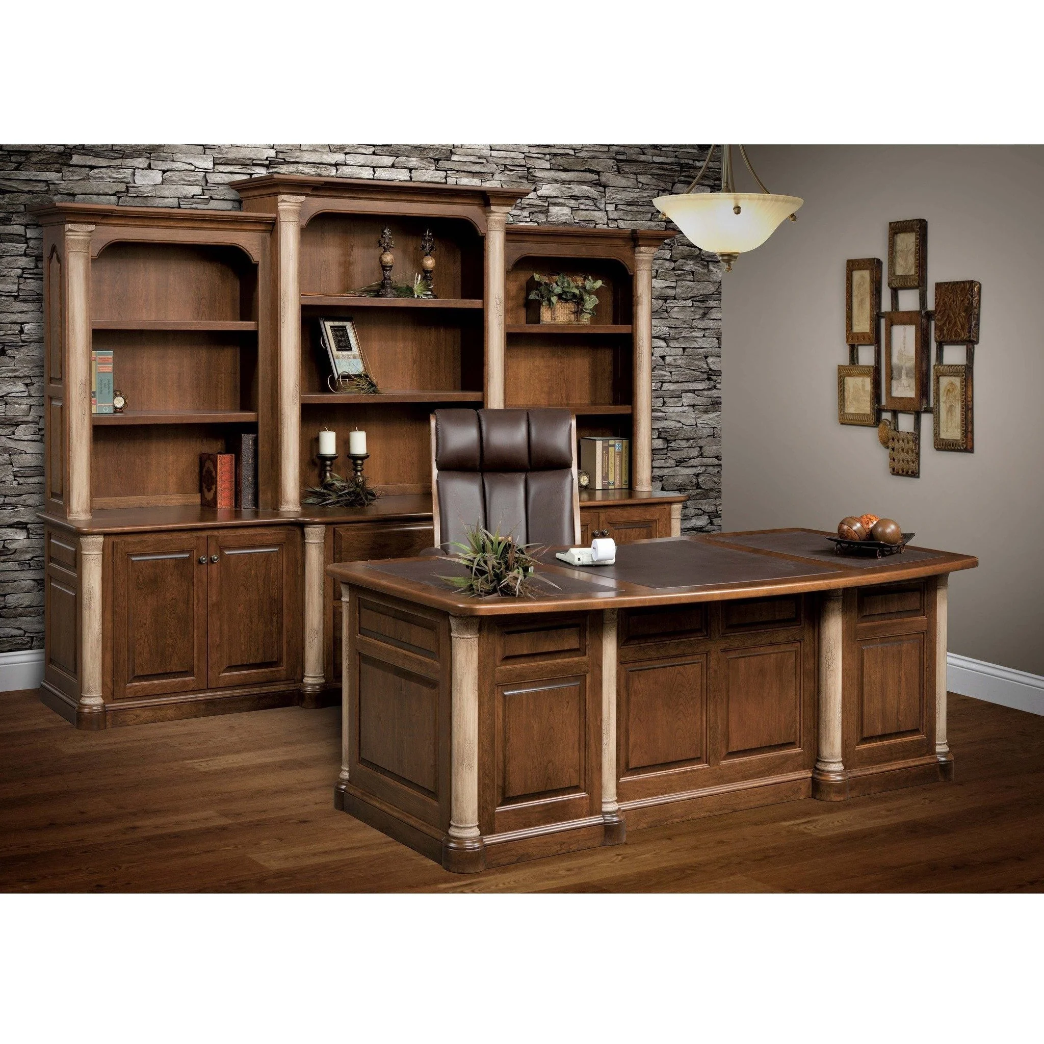 QW Amish Jefferson Premier Executive Desk - Image 2