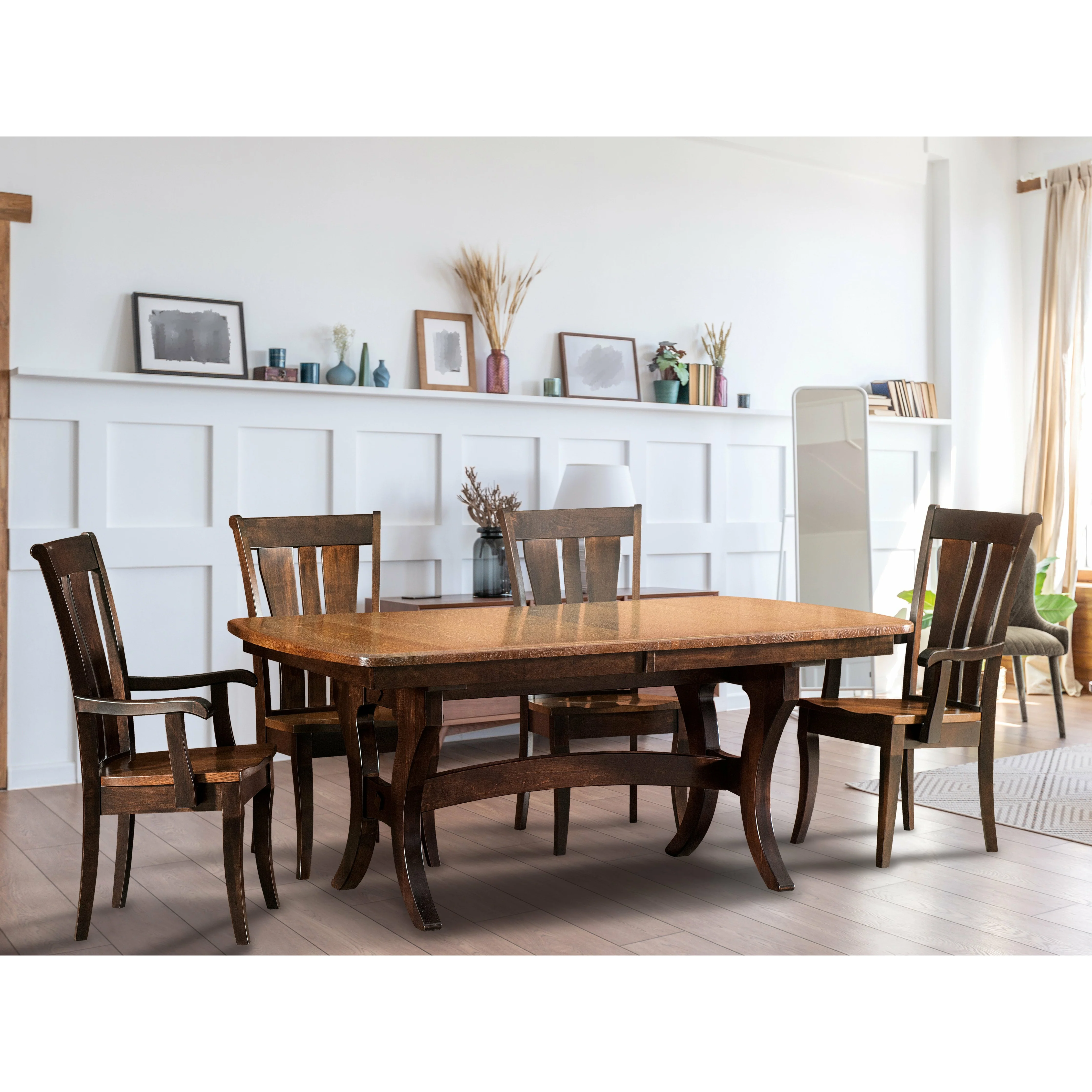 QW Amish Jessica 7pc Dining Set - Image 5