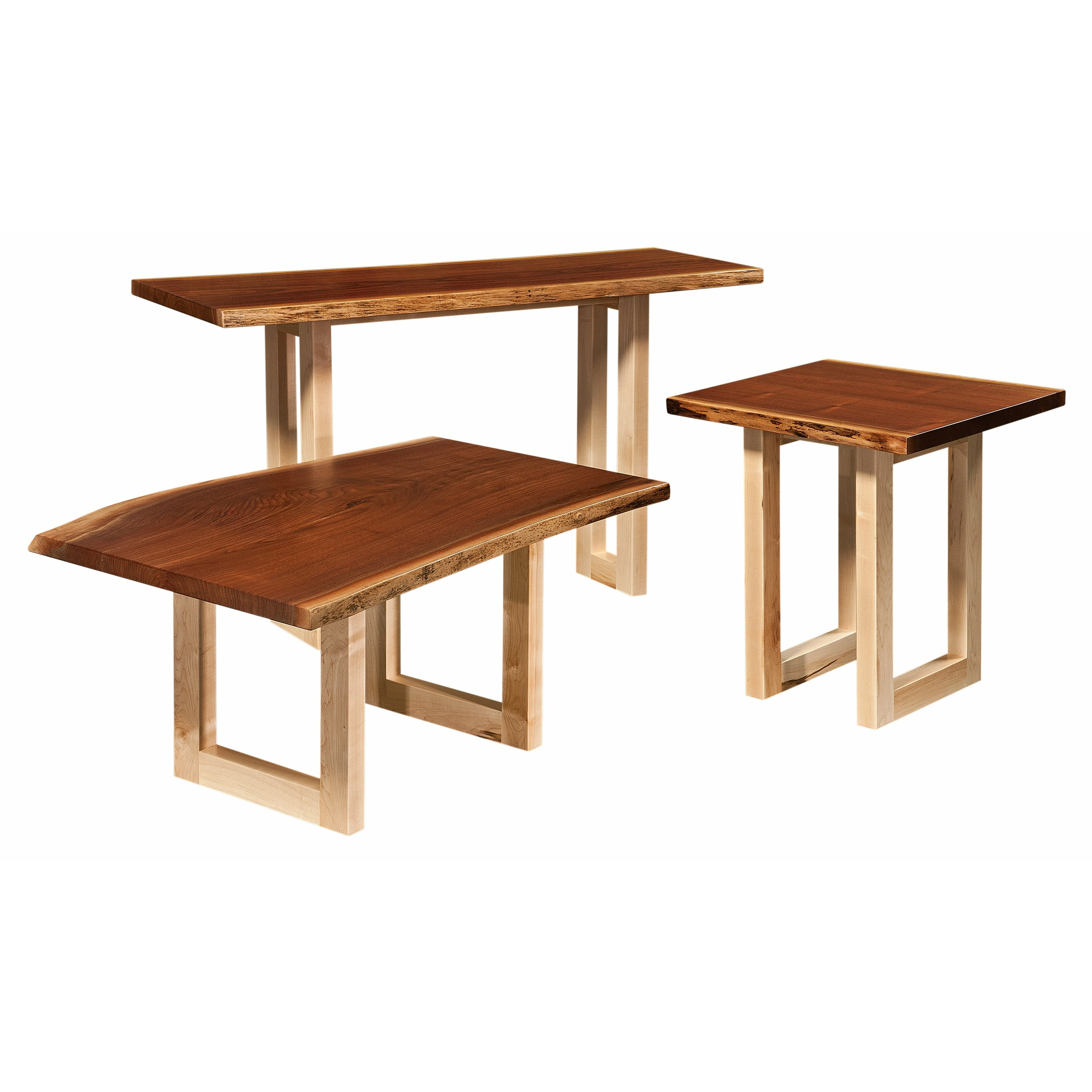 QW Amish Kalispel Live Edge End Table - Image 3