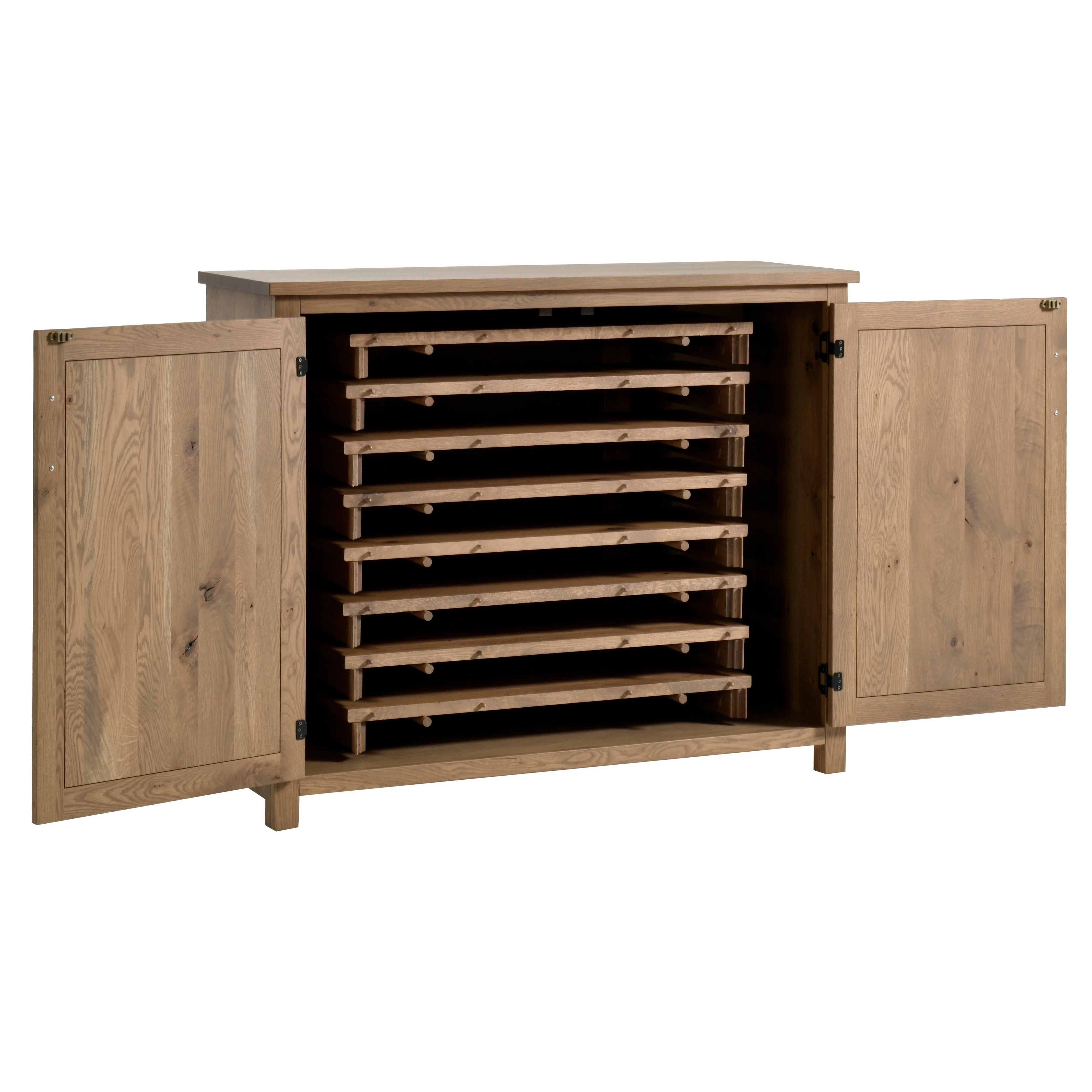 QW Amish Keystone Leaf Cabinet - Image 4