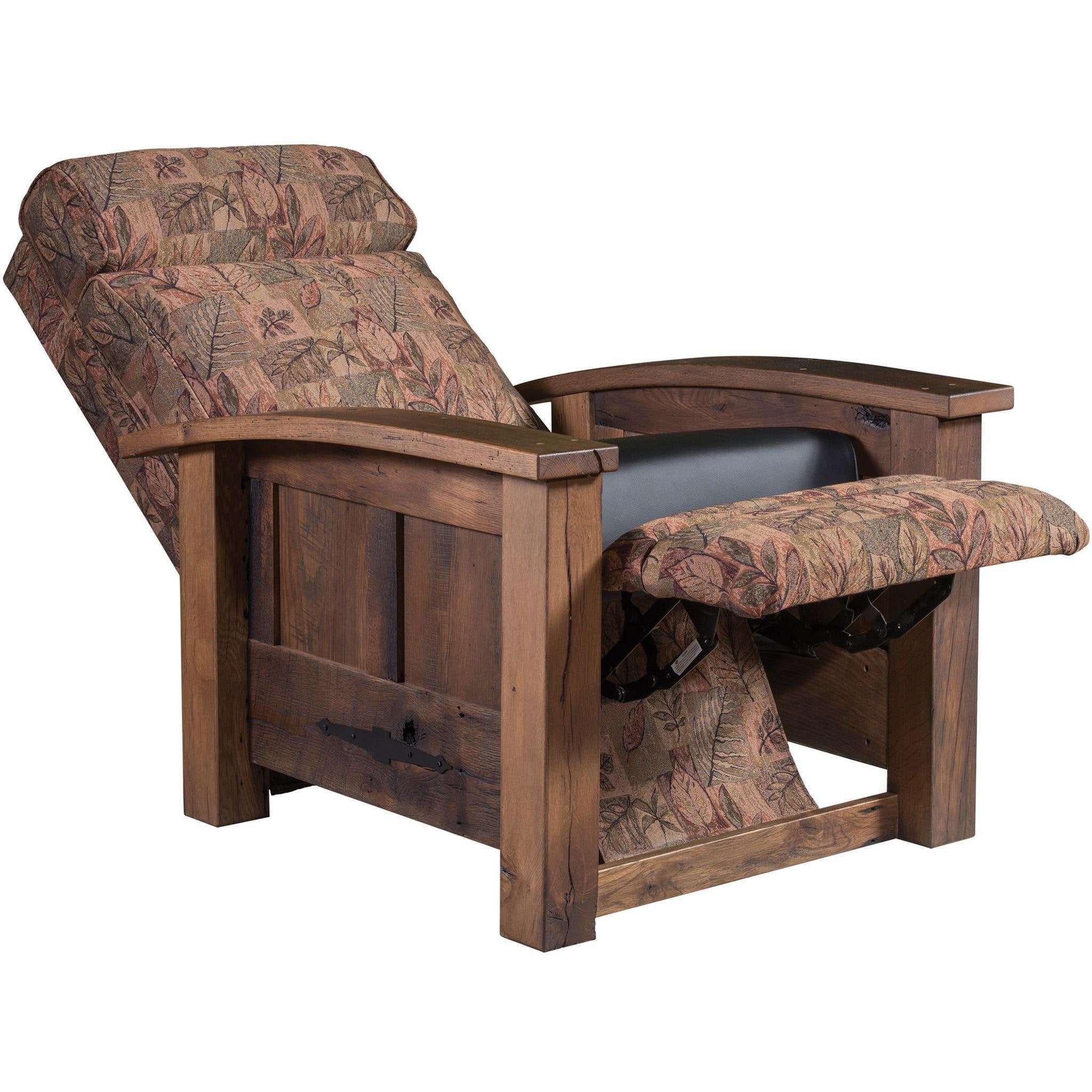 QW Amish Kimbolton Reclaimed Recliner - Image 3
