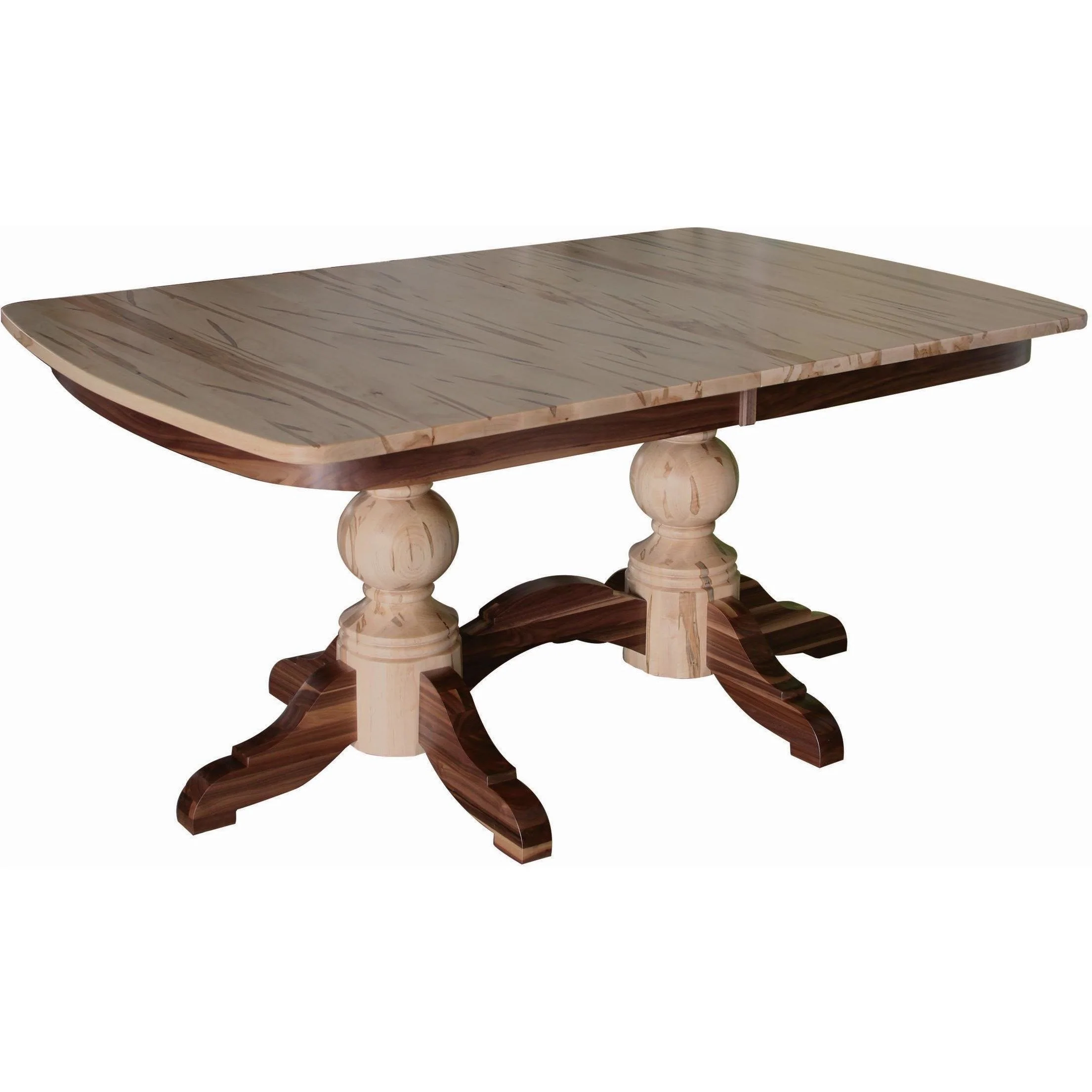 QW Amish Kowan Double Pedestal Table - Image 3
