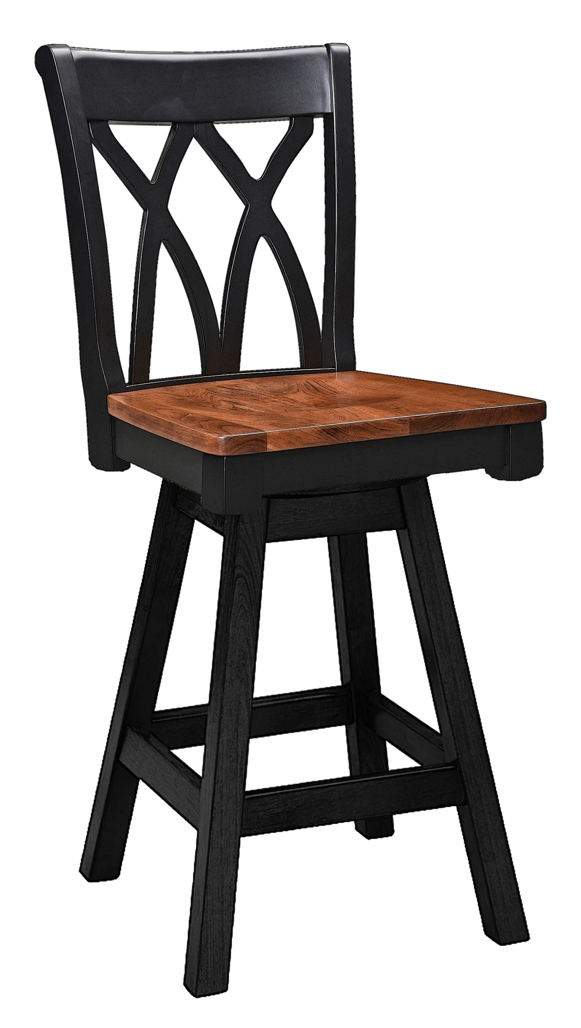 QW Amish Kula Swivel Bar Chair - Image 2