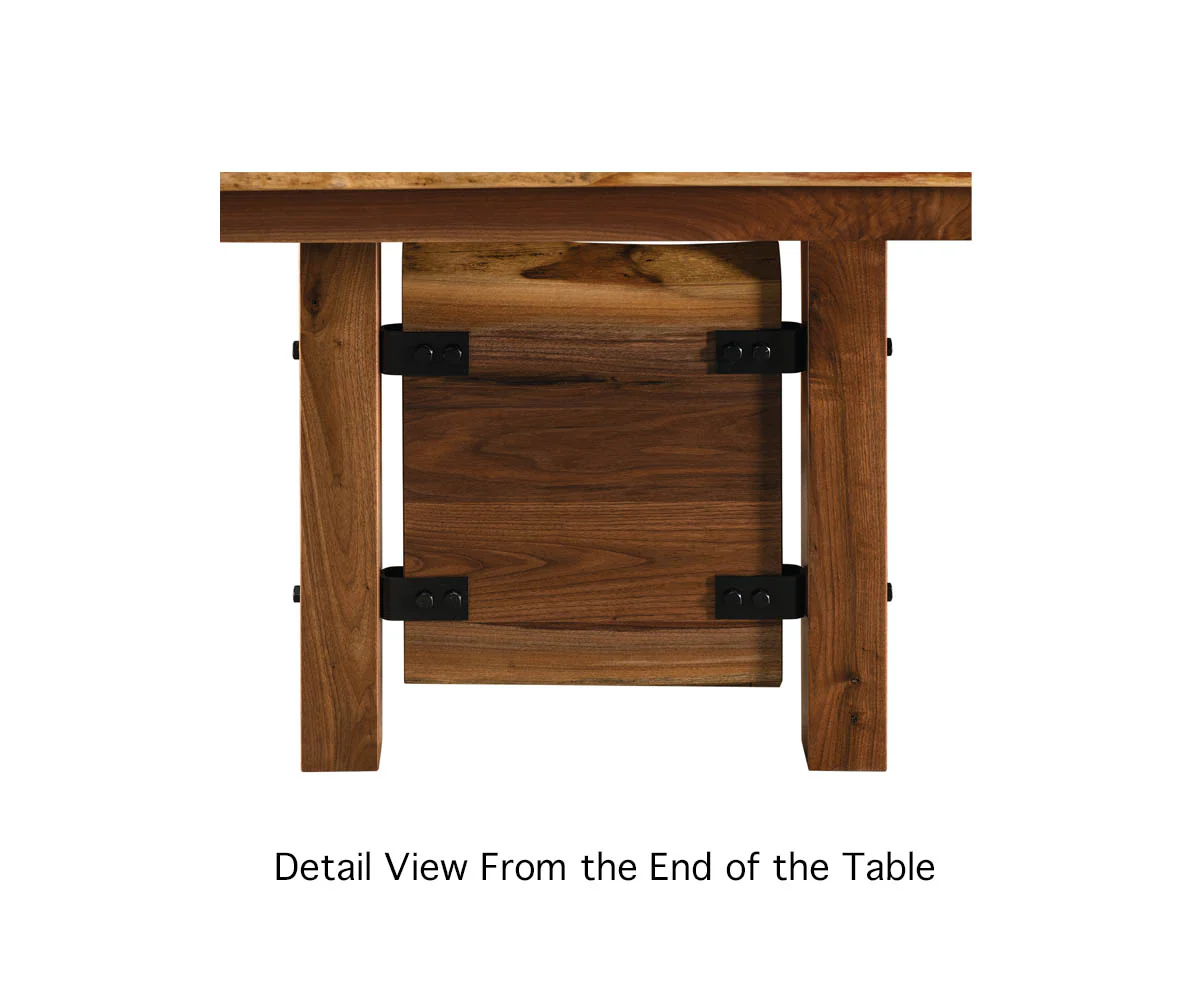 QW Amish Lamesa Live Edge 7pc Set - Image 4