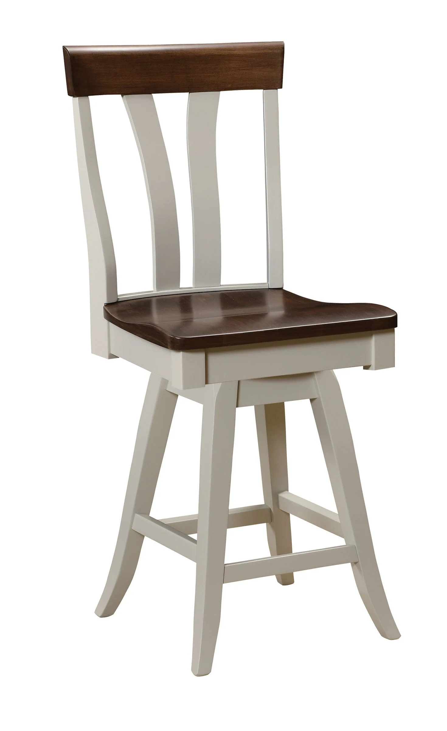QW Amish Lennox Swivel Bar Chair - Image 2
