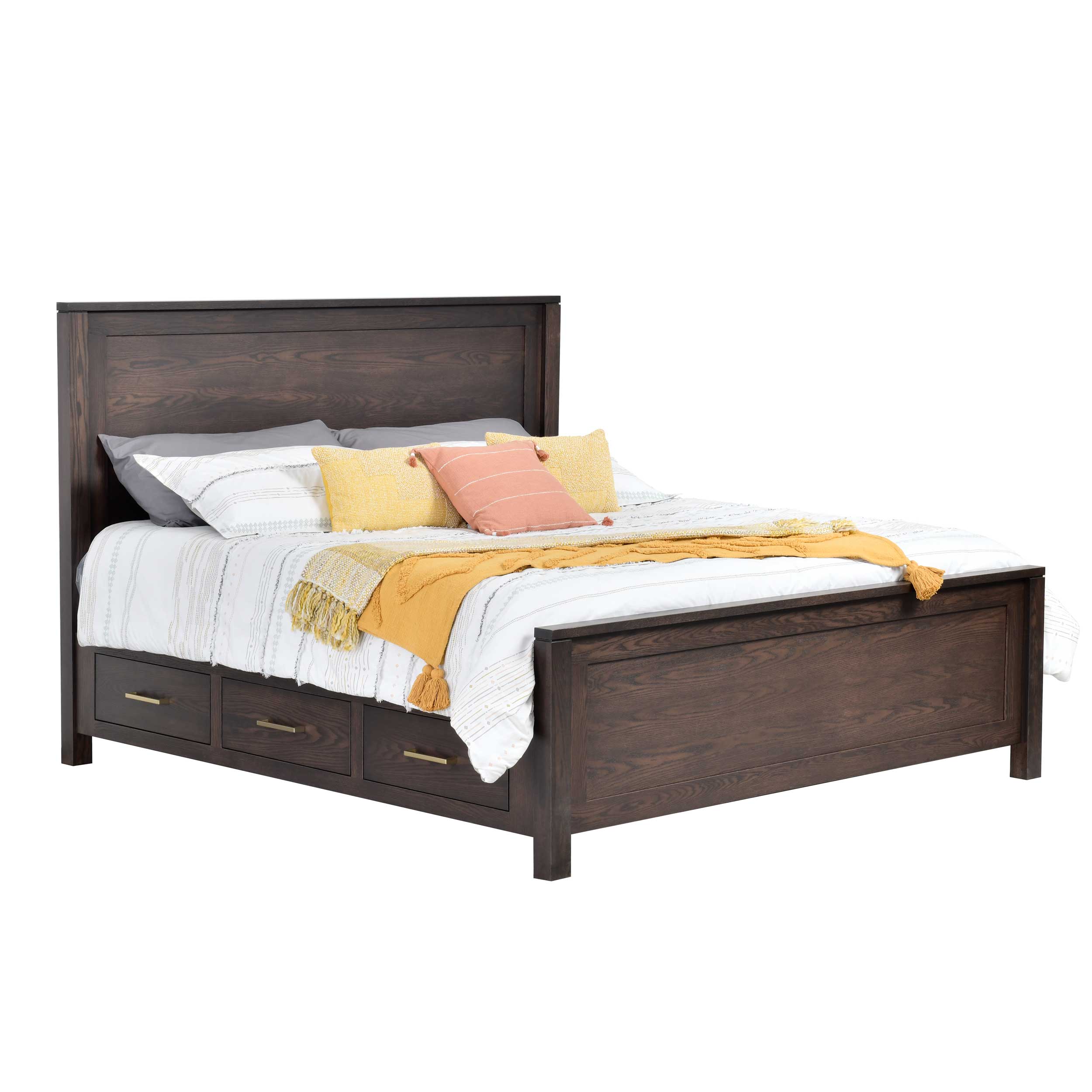 QW Amish Leon 5pc Set w/ Storage Bed - Image 2