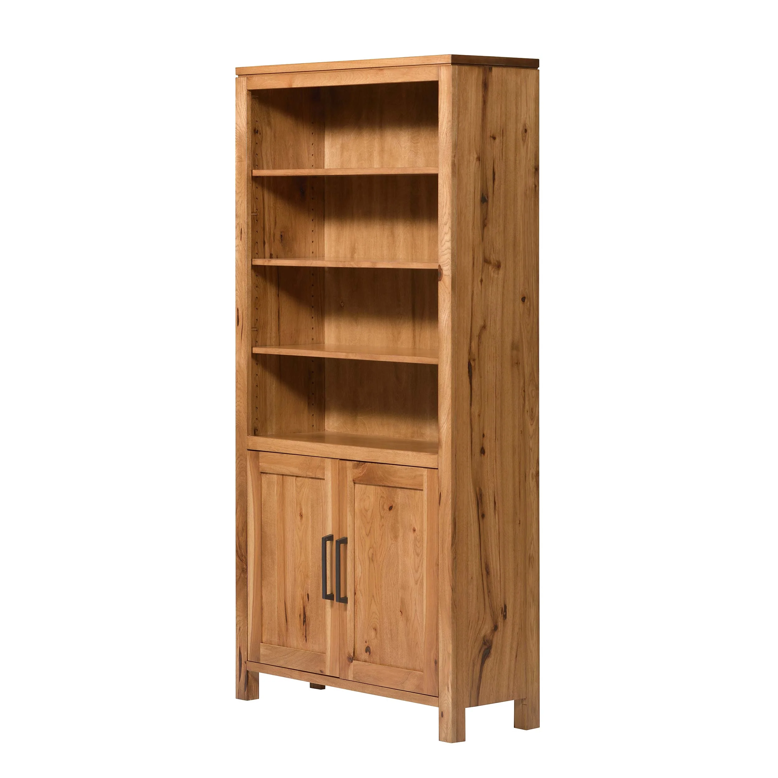 QW Amish Leon Bookcase with Doors - Image 17