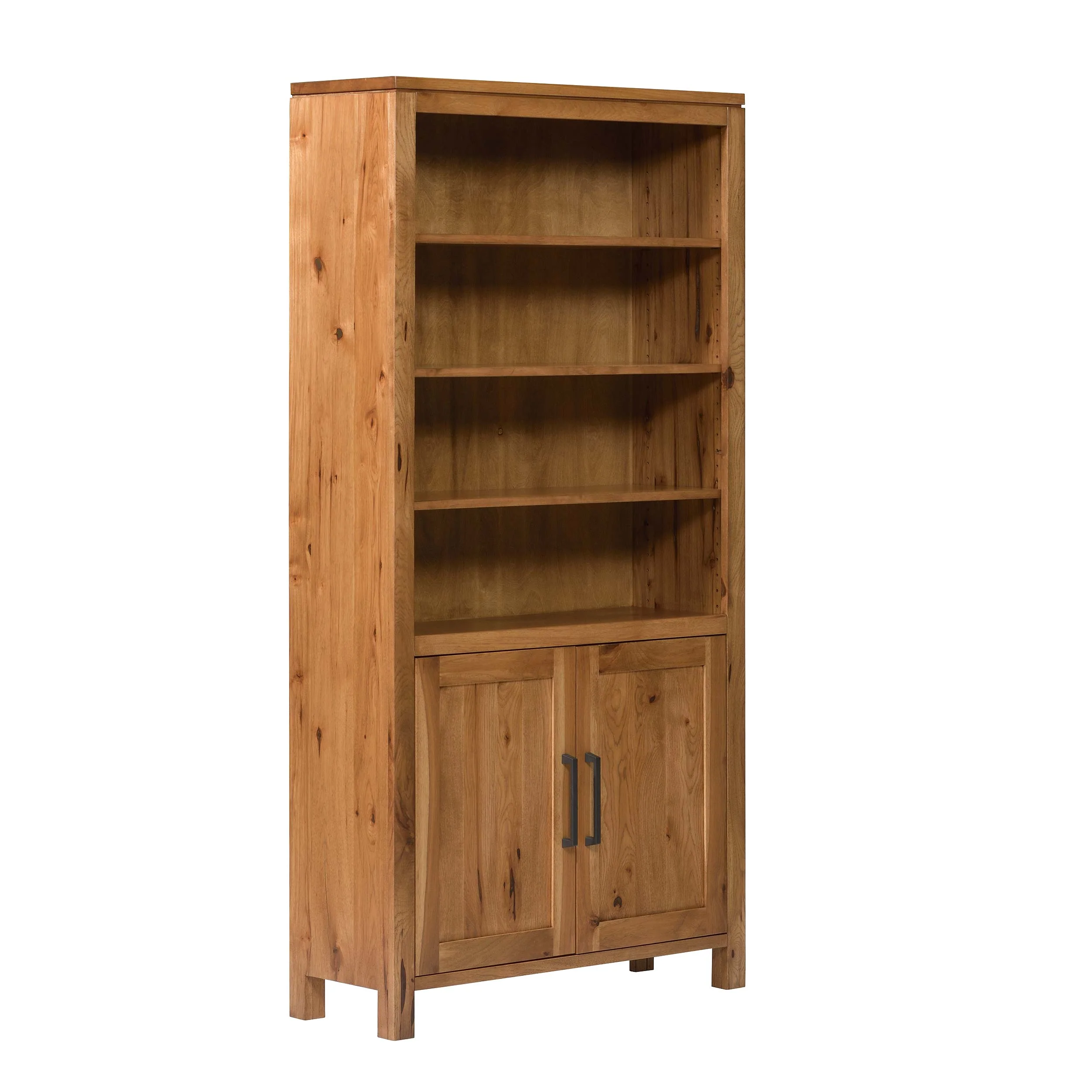 QW Amish Leon Bookcase with Doors - Image 8