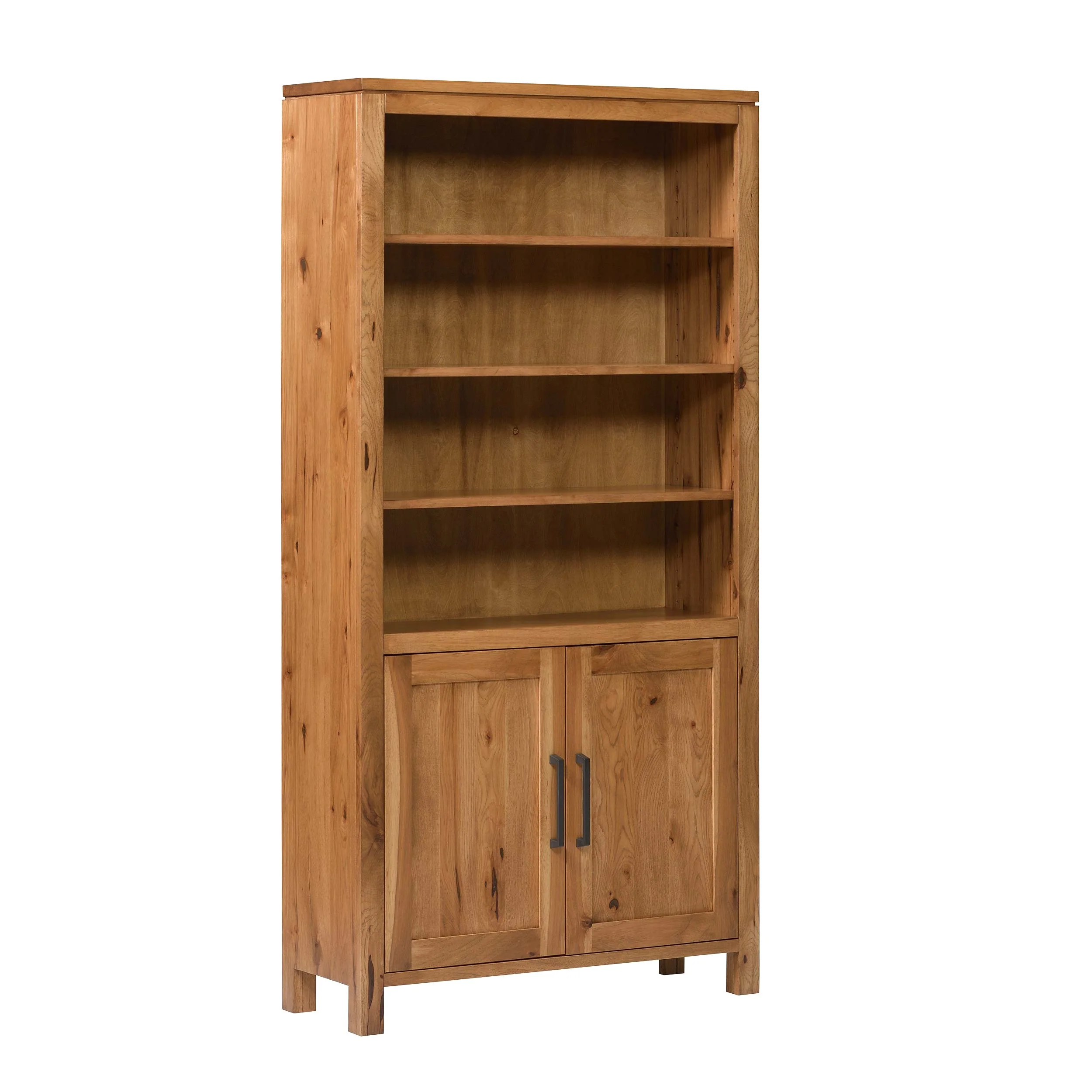 QW Amish Leon Bookcase with Doors - Image 9