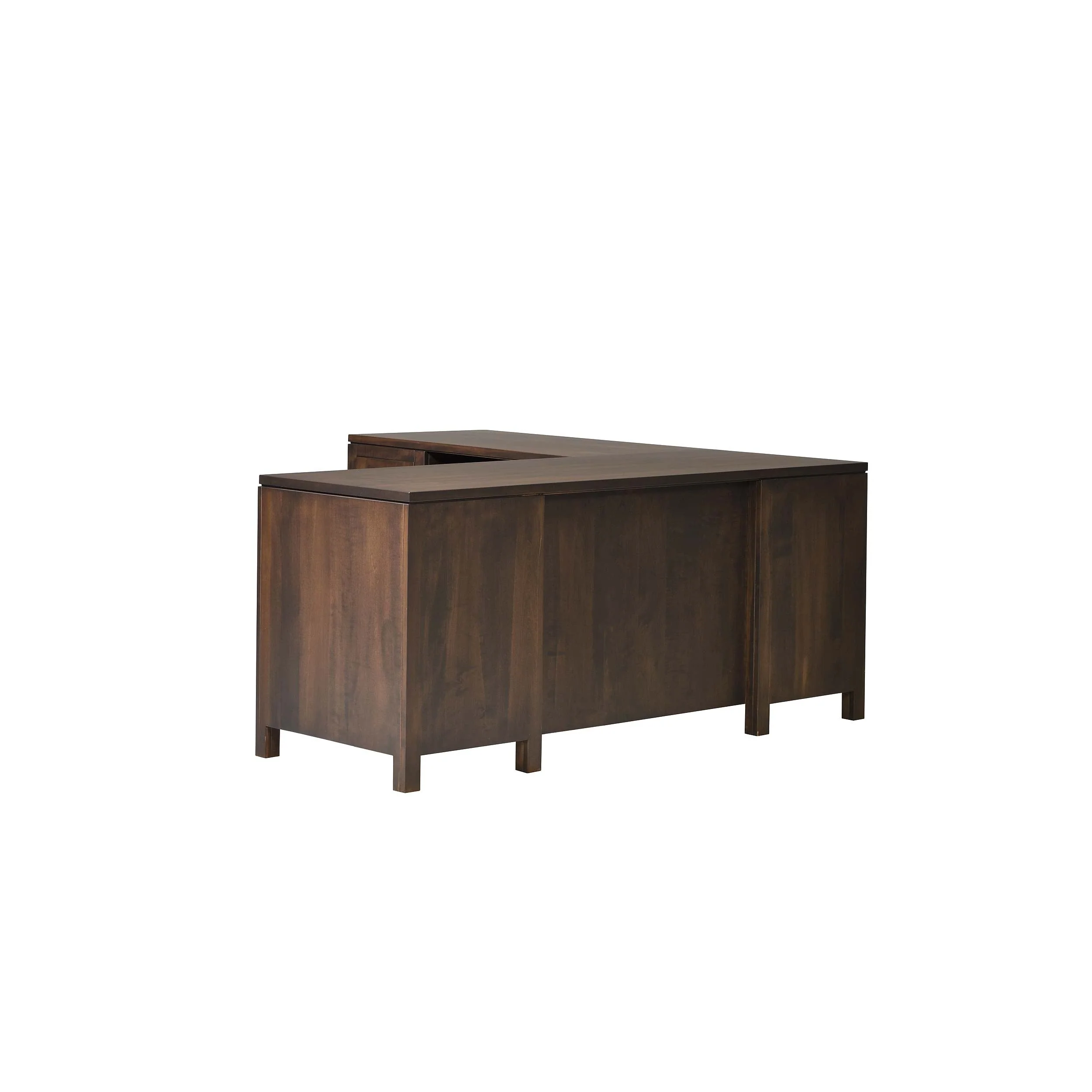 QW Amish Leon L Shape Desk w/ Optional Hutch - Image 14